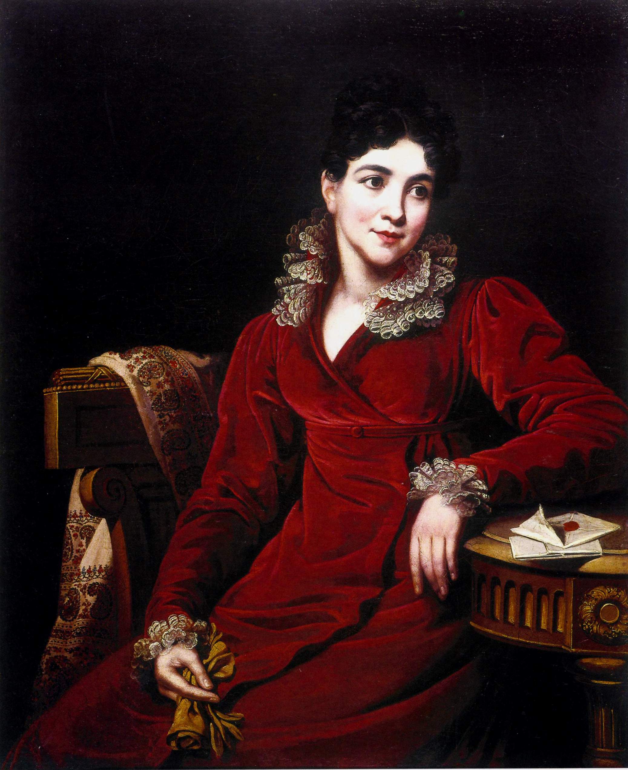 Ромбауэр. Портрет графини П.П. Кутайсовой. 1820 
