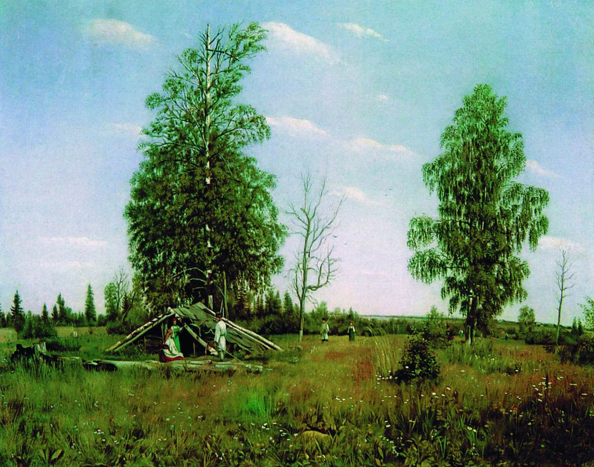 Морозов А.. Отдых на сенокосе. Около 1860