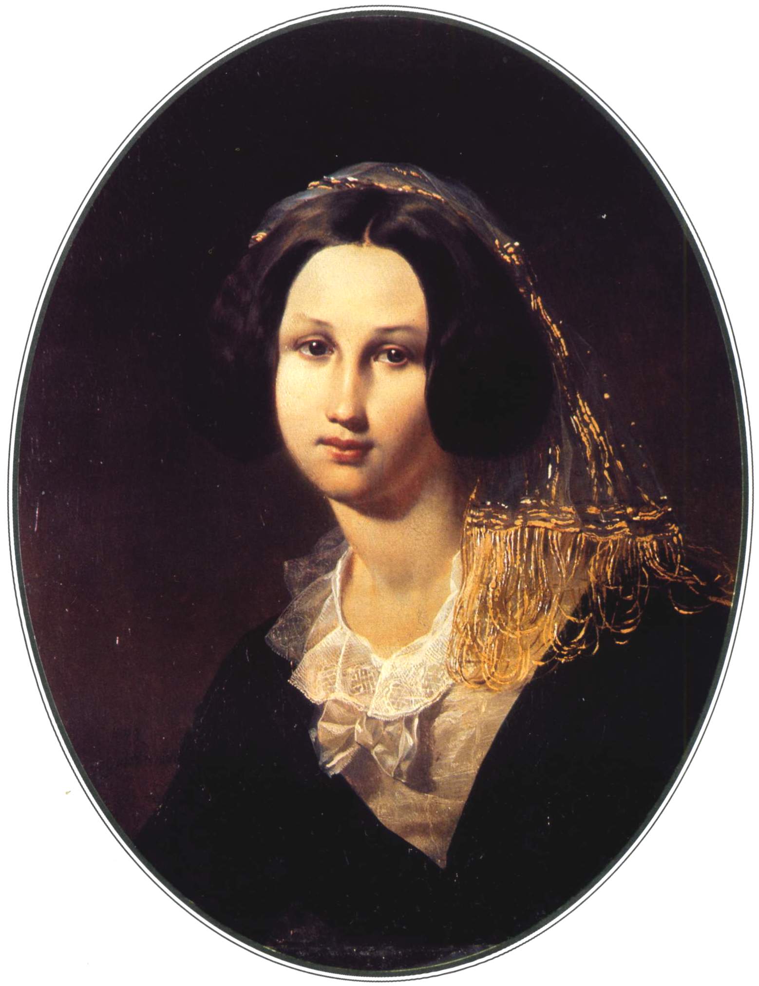 Шевченко Т.. Портрет княгини Кейкуатовой. 1847