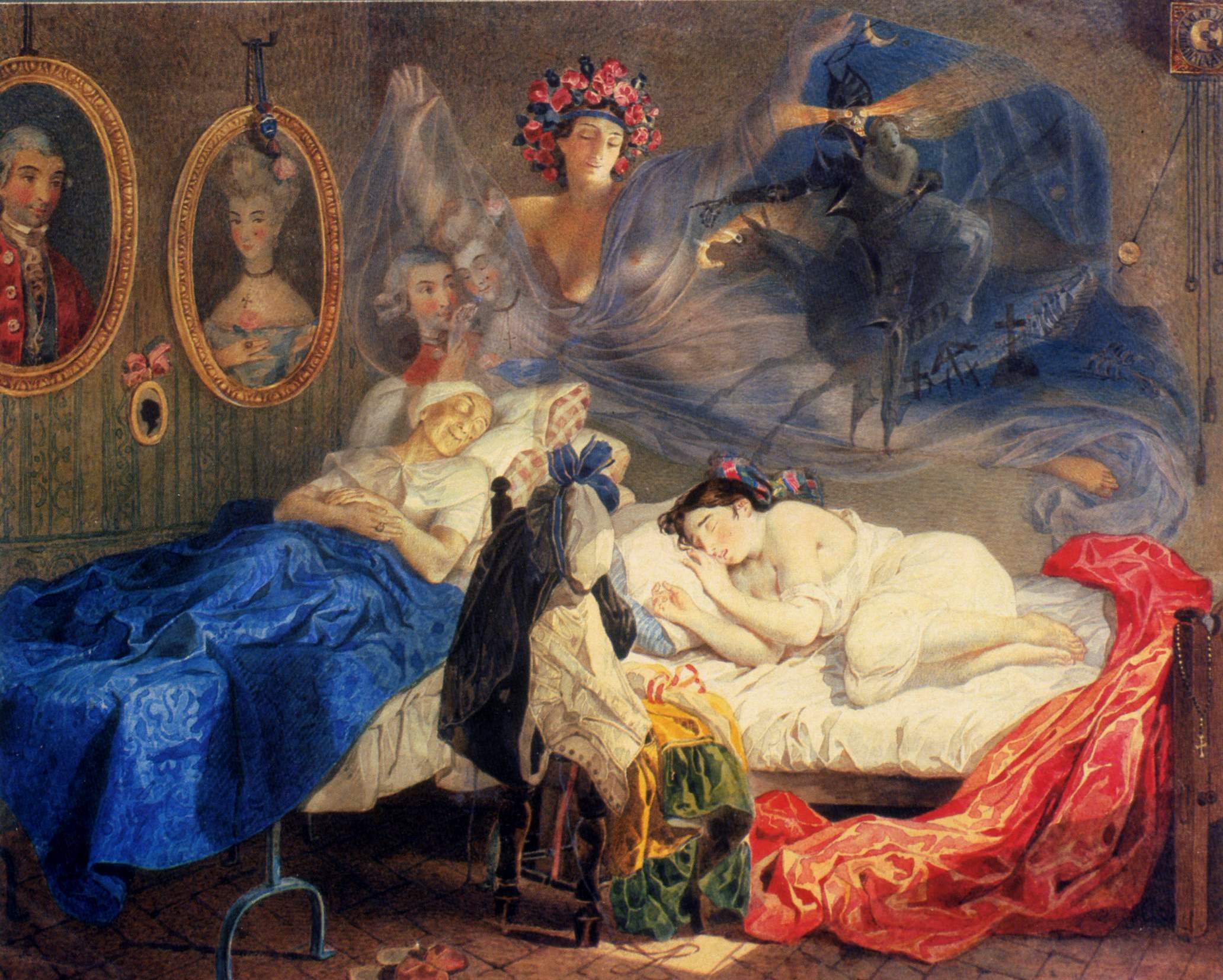 Шевченко Т.. Сон бабушки и внучки. 1839-1840