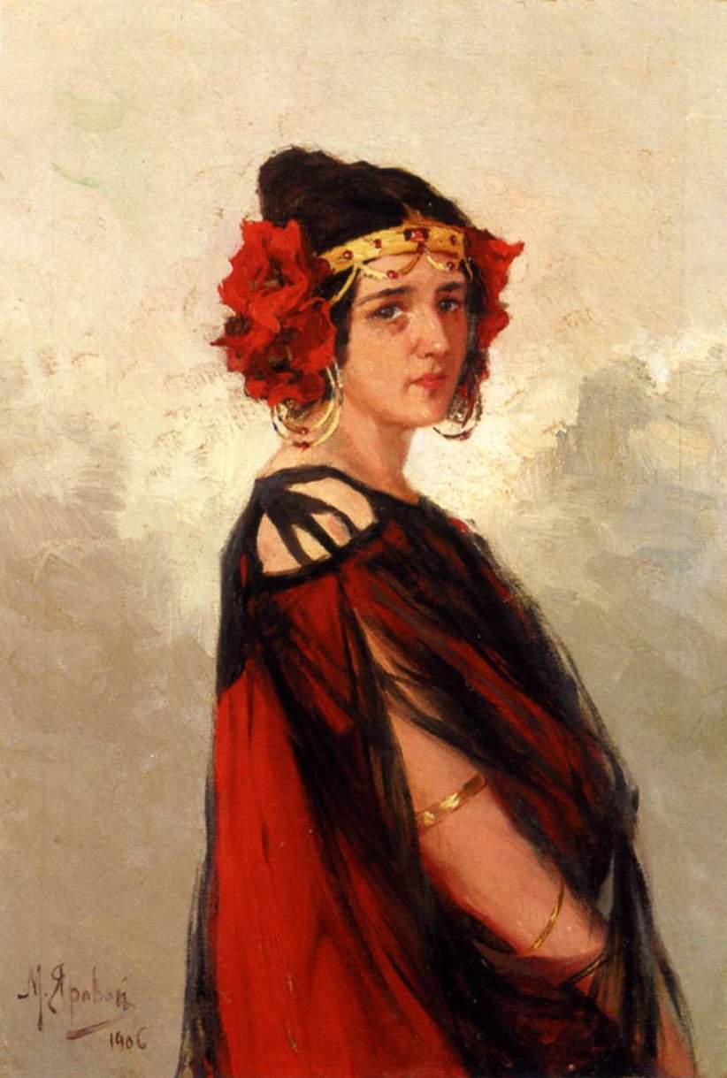 Яровой. Женщина в красном  . 1906