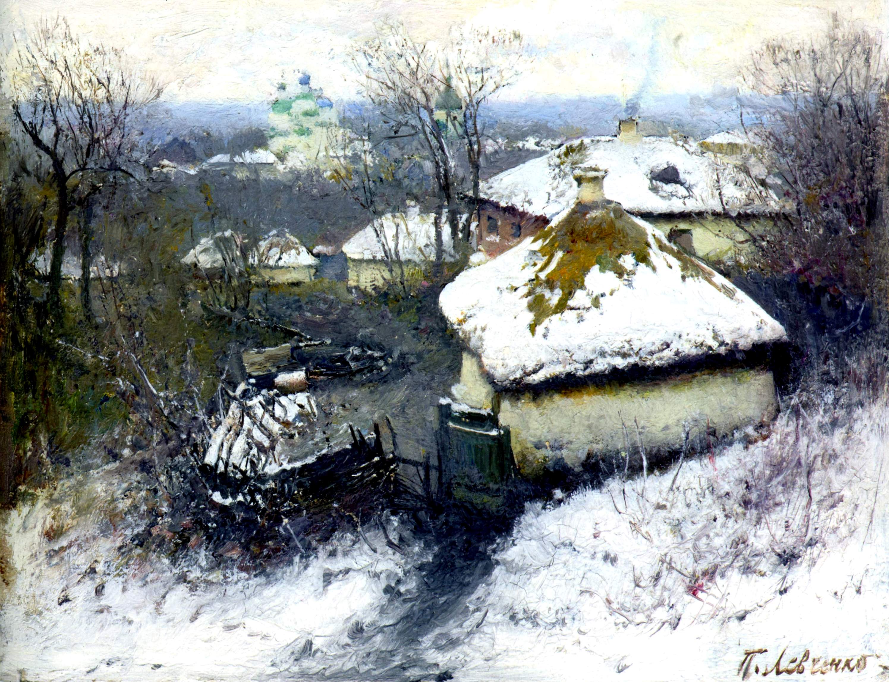 Левченко. Зима . 1890-е