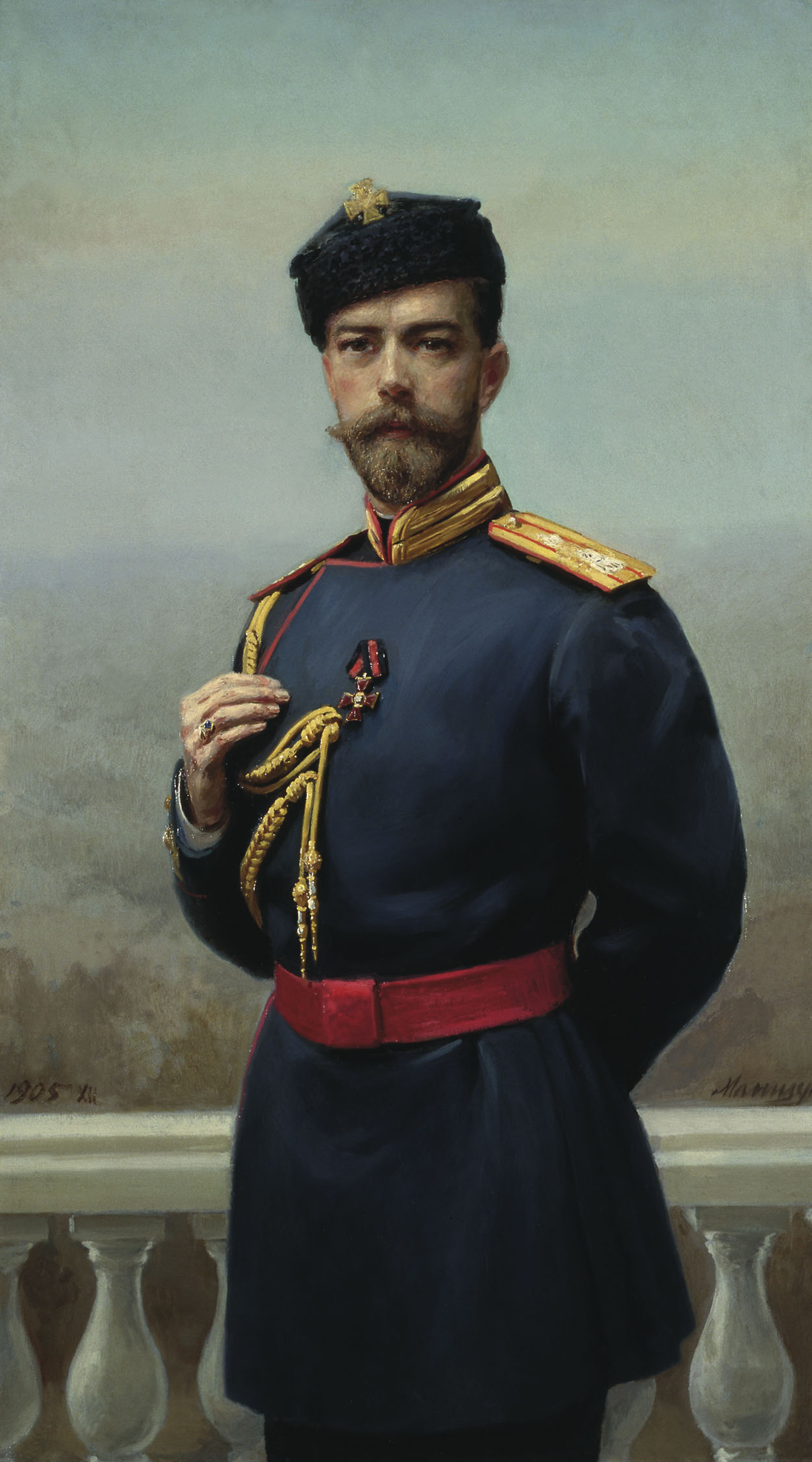 Манизер Г.. Император Николай II с орденом святого Владимира. 1905