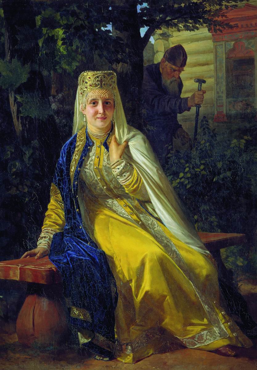 Неврев. Василиса Мелентьевна и Иван Грозный. 1880-е