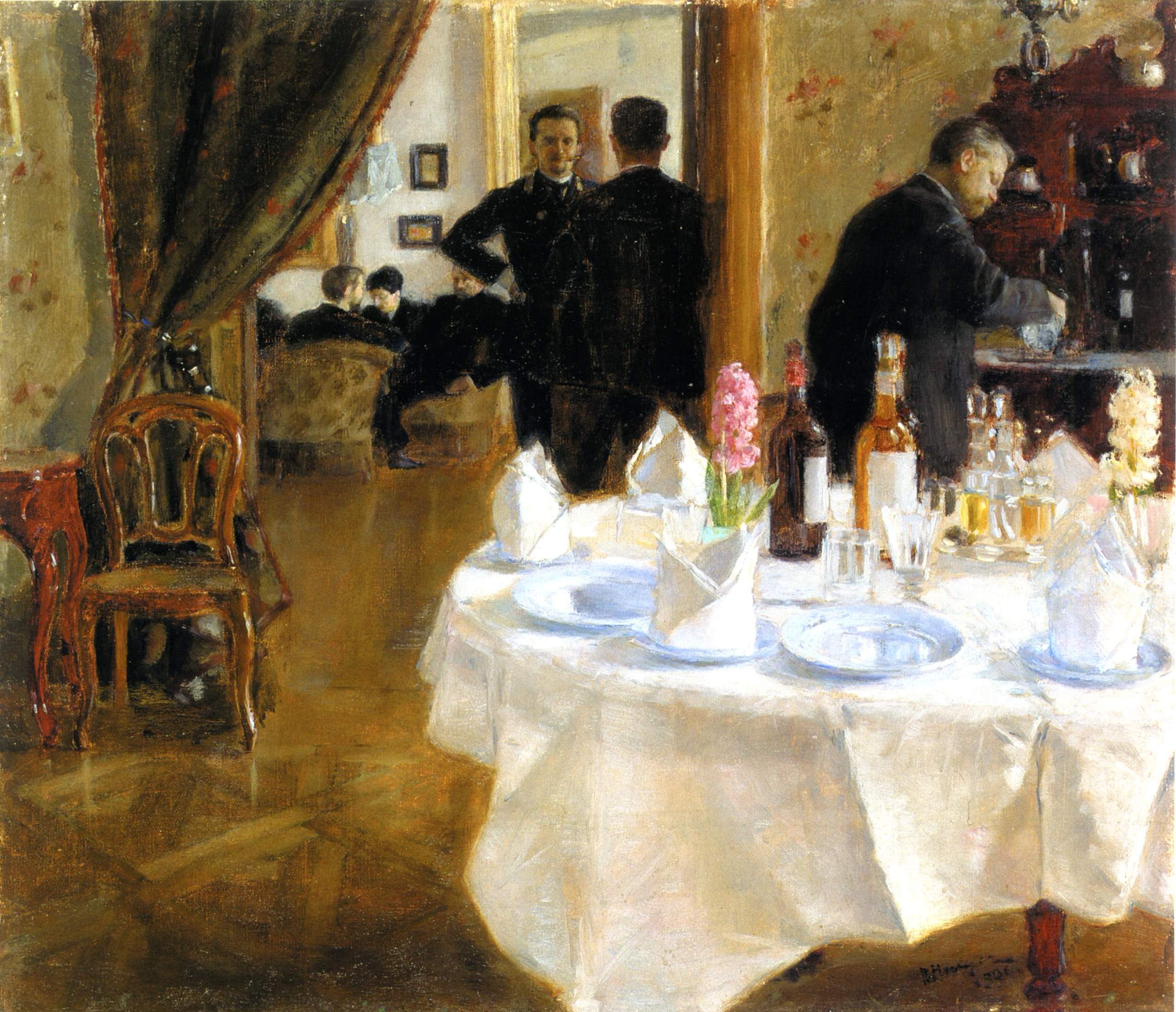 Нилус. Интерьер в квартире Е. Буковецкого . 1909 