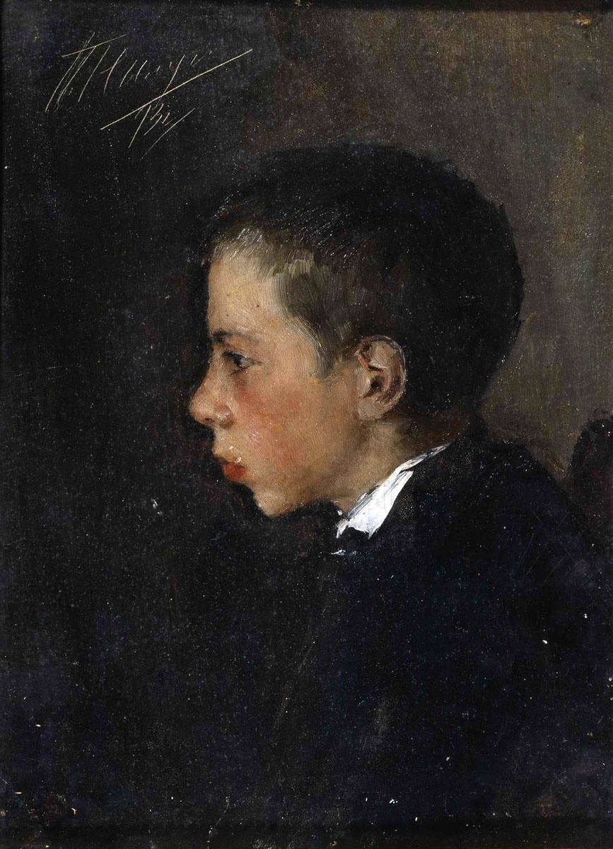 Нилус. Портрет мальчика. 1913