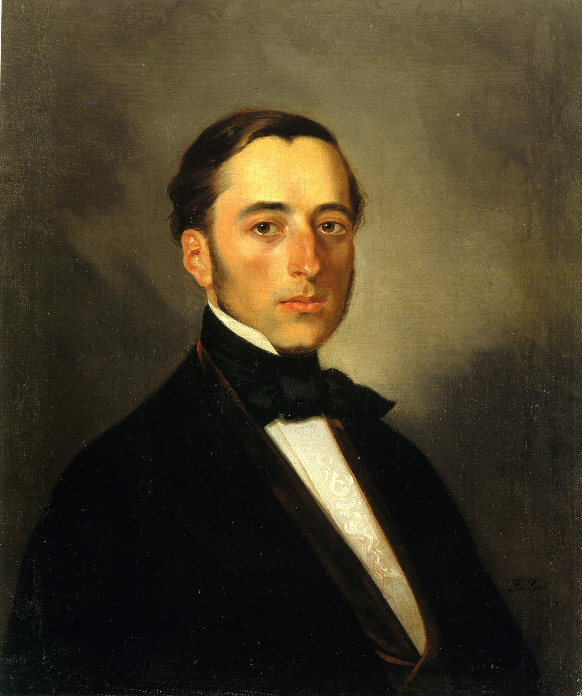Гольпейн. Мужской портрет. 1848