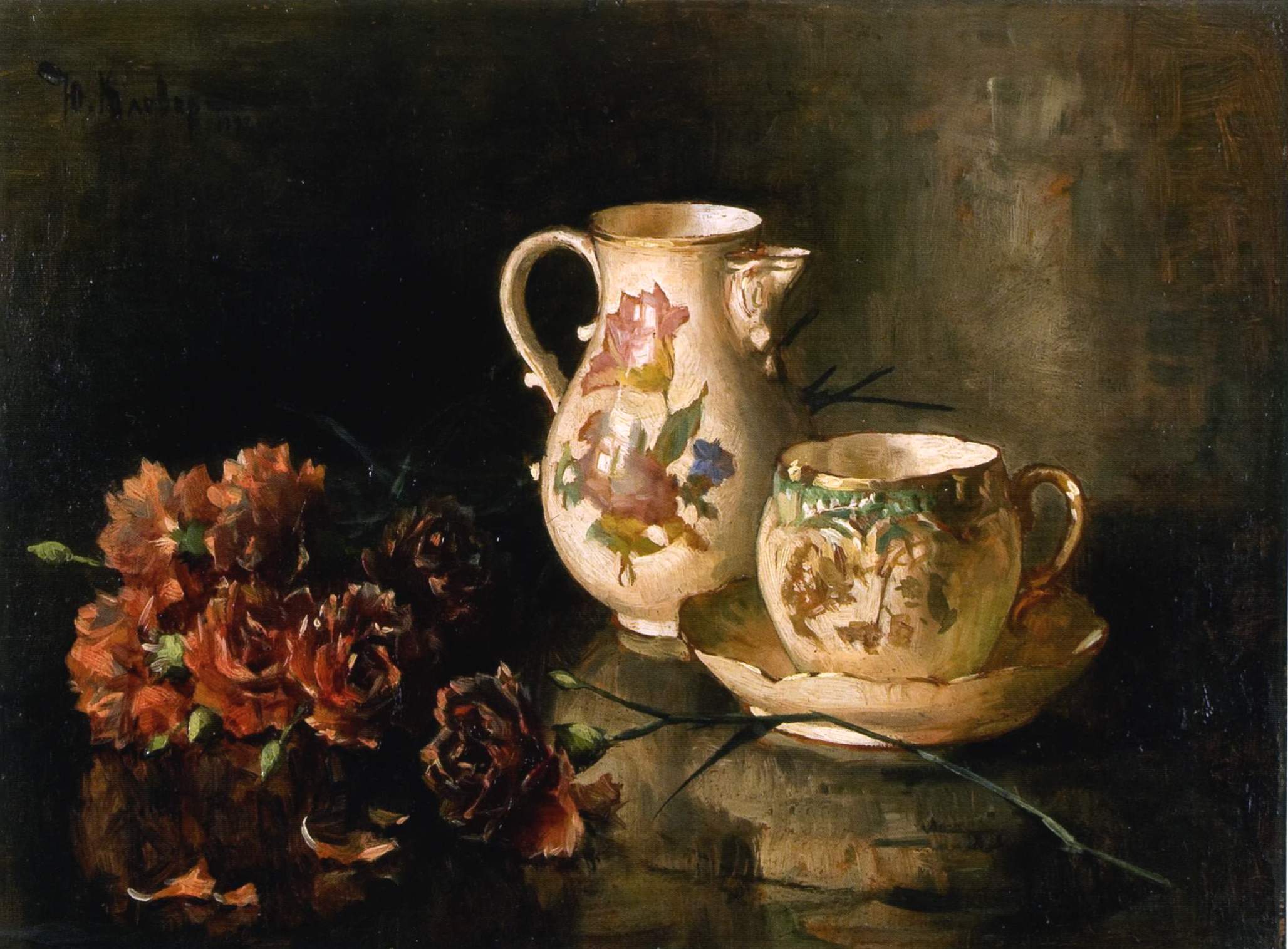 Клевер  (младший). Натюрморт  . 1922