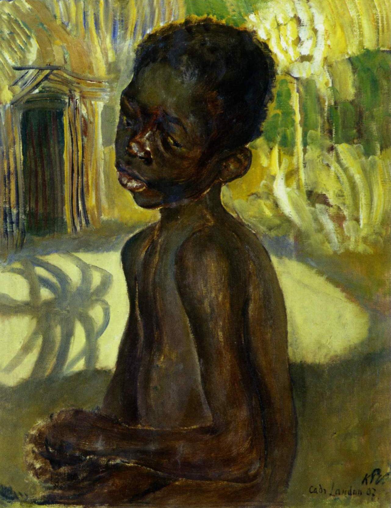 Петров-Водкин. Африканское дитя. 1907