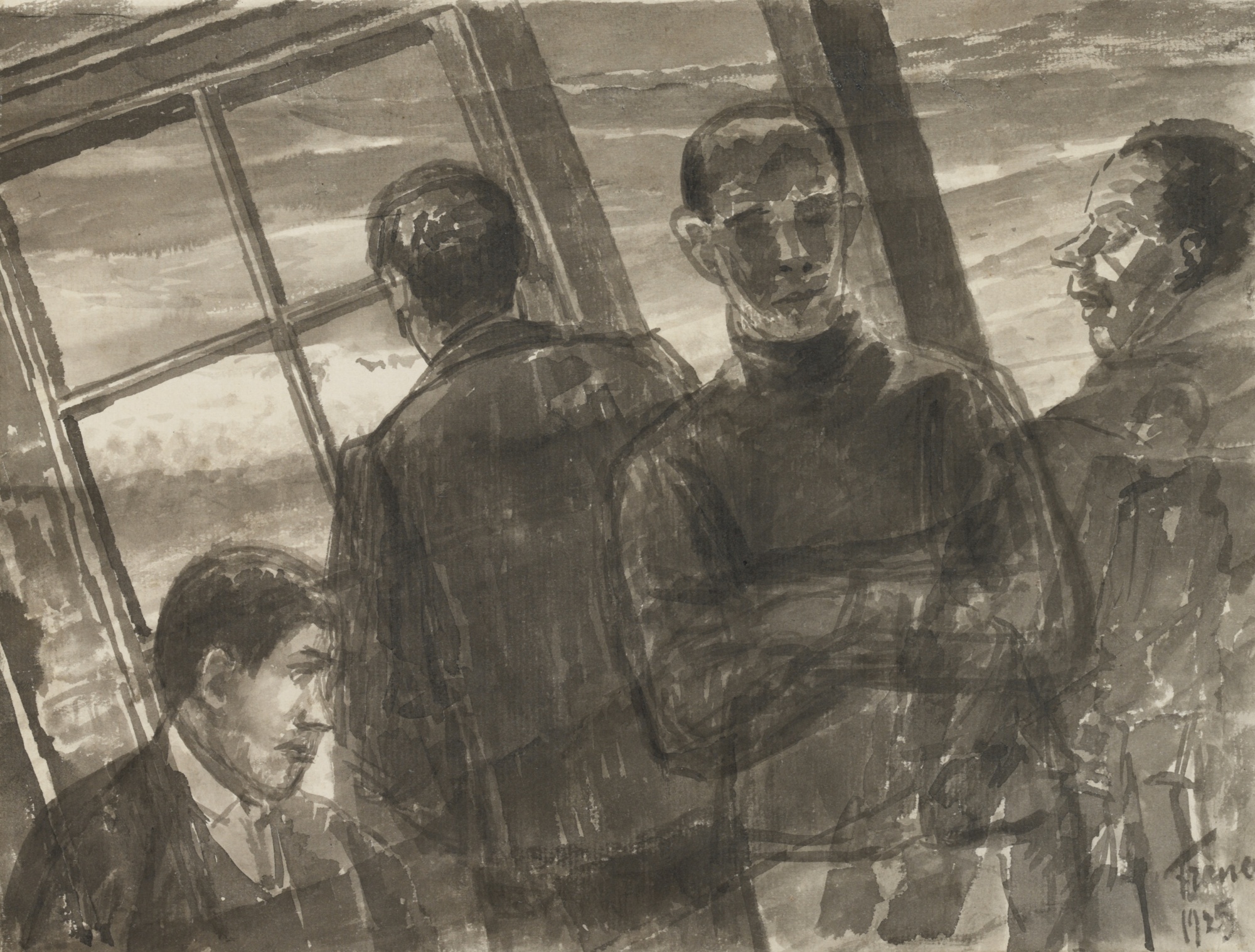Петров-Водкин. Кафе. 1925