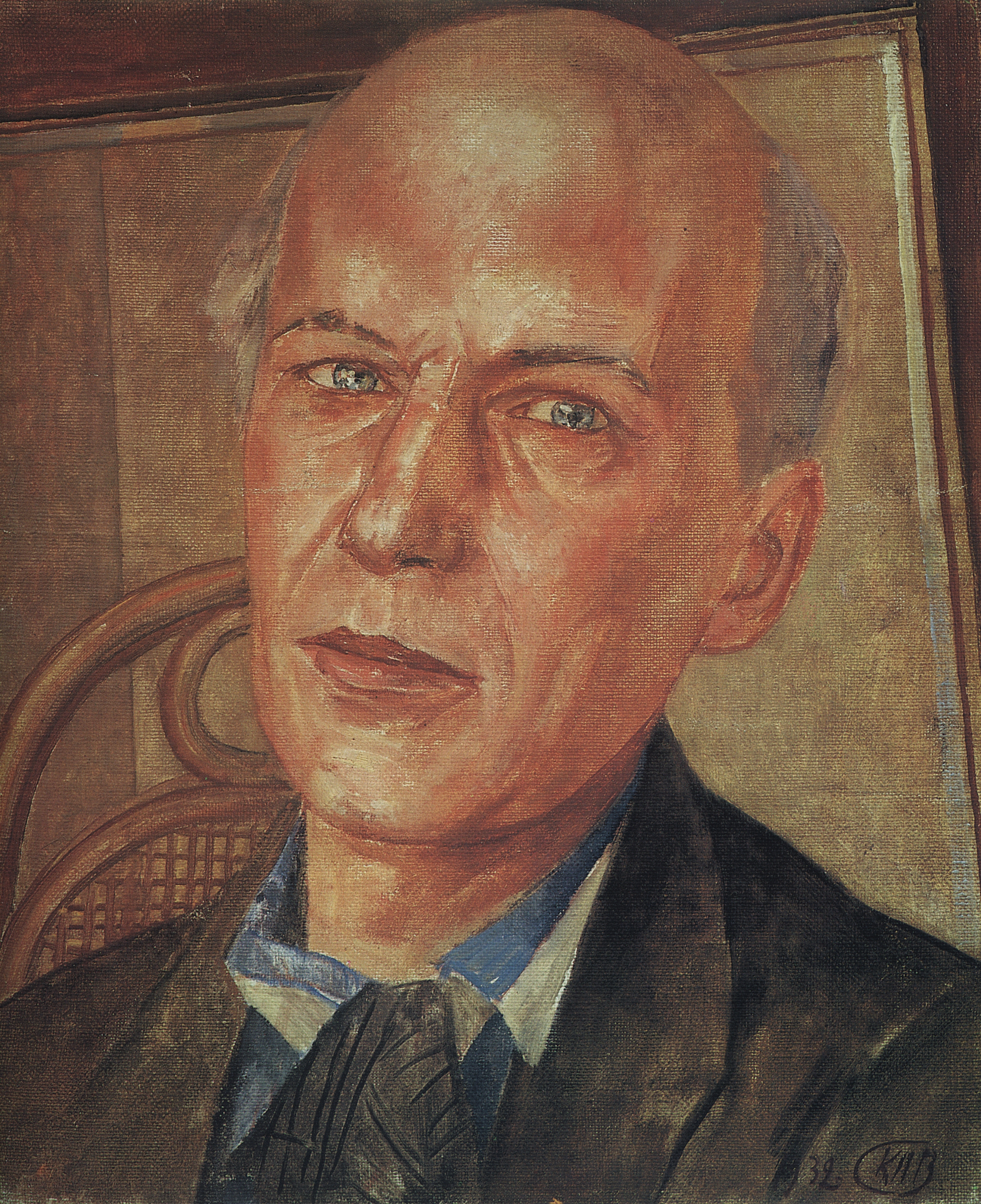 Петров-Водкин. Портрет Андрея Белого. 1932