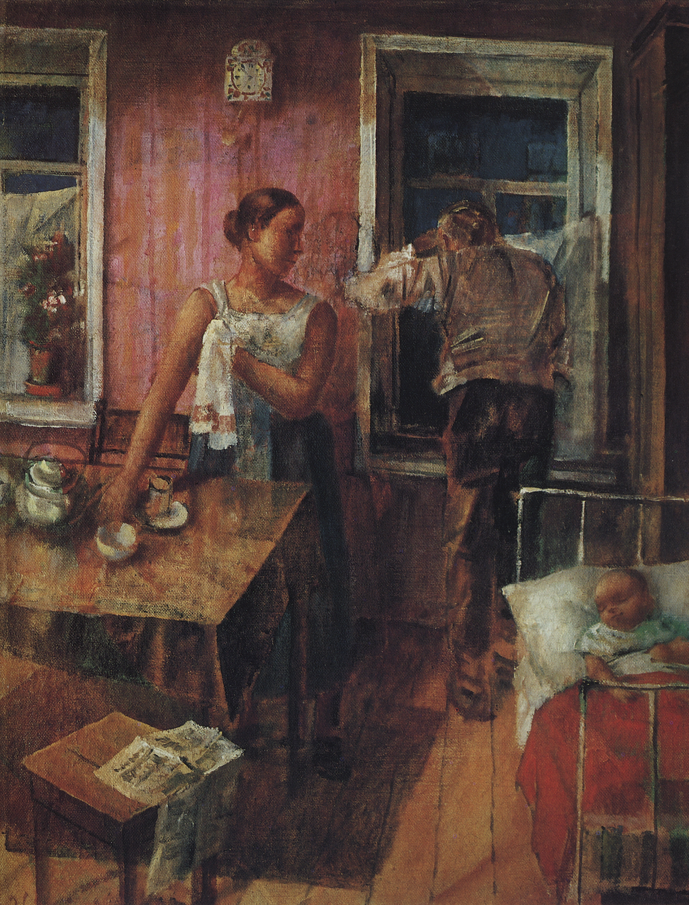 Петров-Водкин. Тревога. 1926