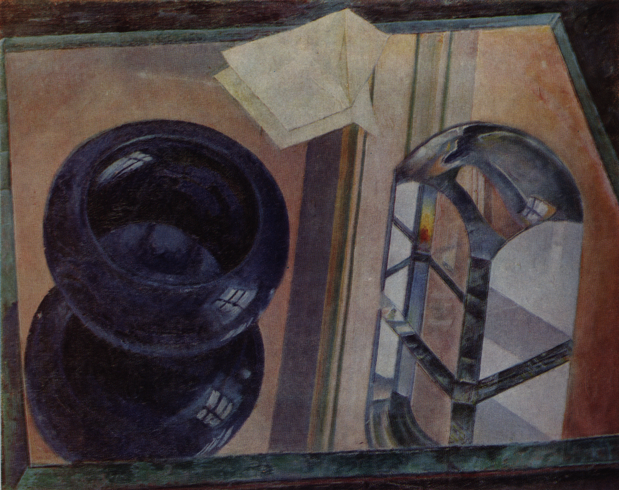 Петров-Водкин. Натюрморт с пепельницей. 1920