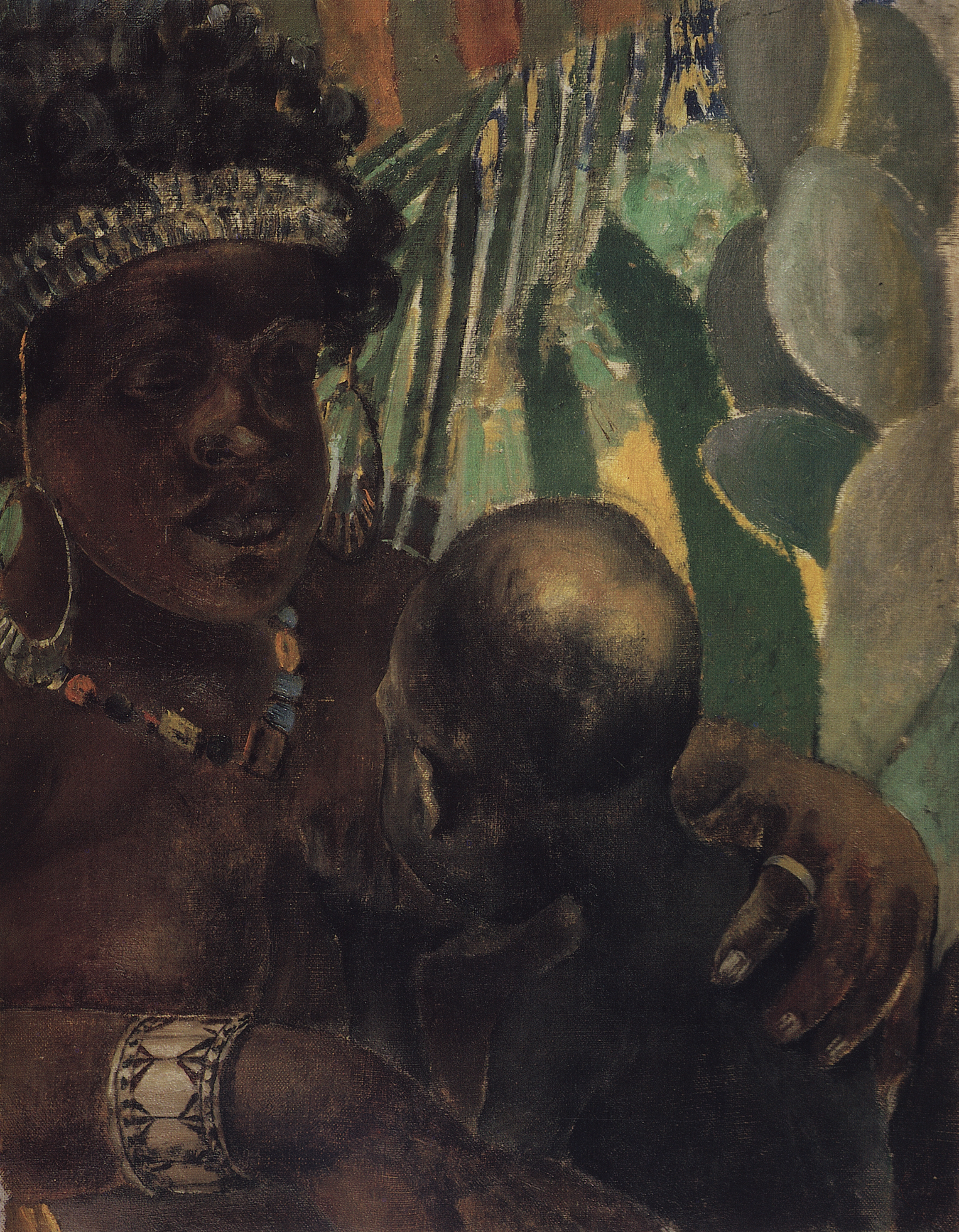 Петров-Водкин. Негритянка. 1907