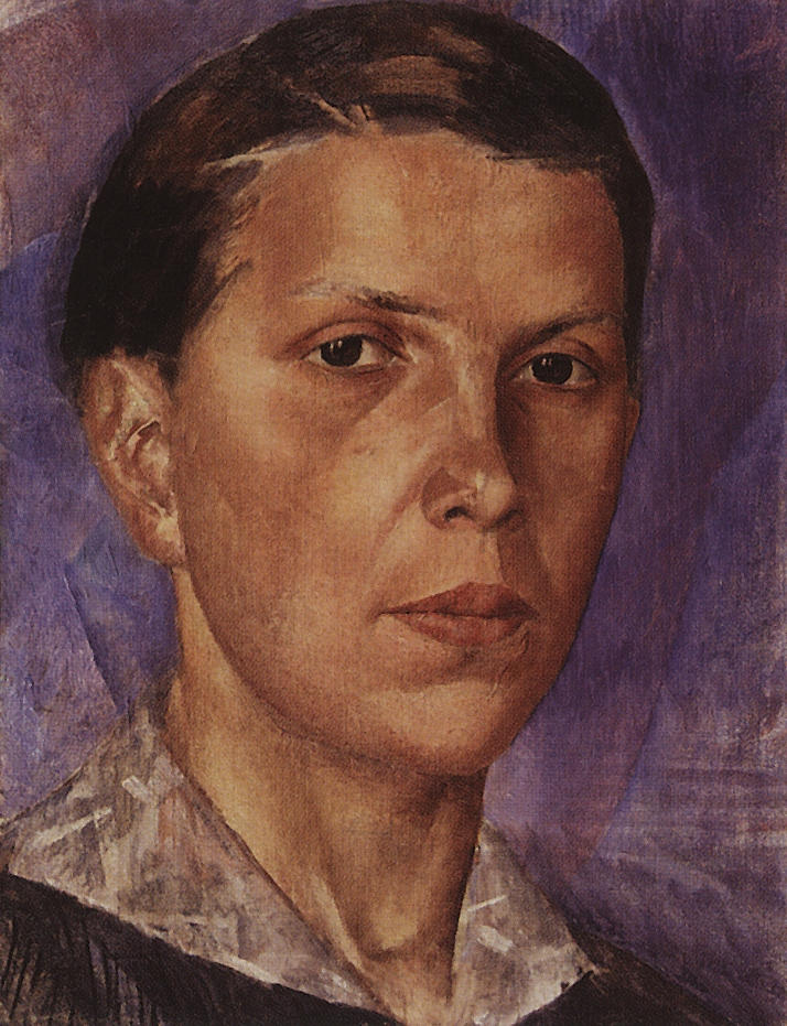 Петров-Водкин. Портрет Н.Л.. 1922
