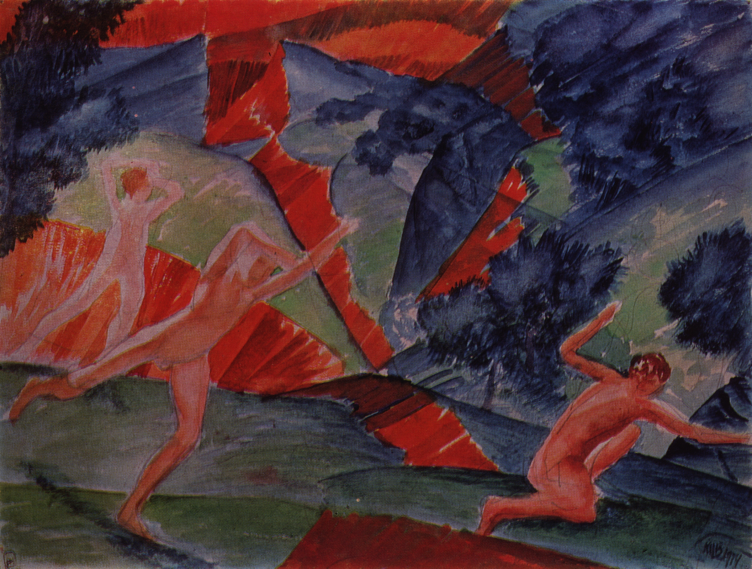 Петров-Водкин. Ураган. 1914