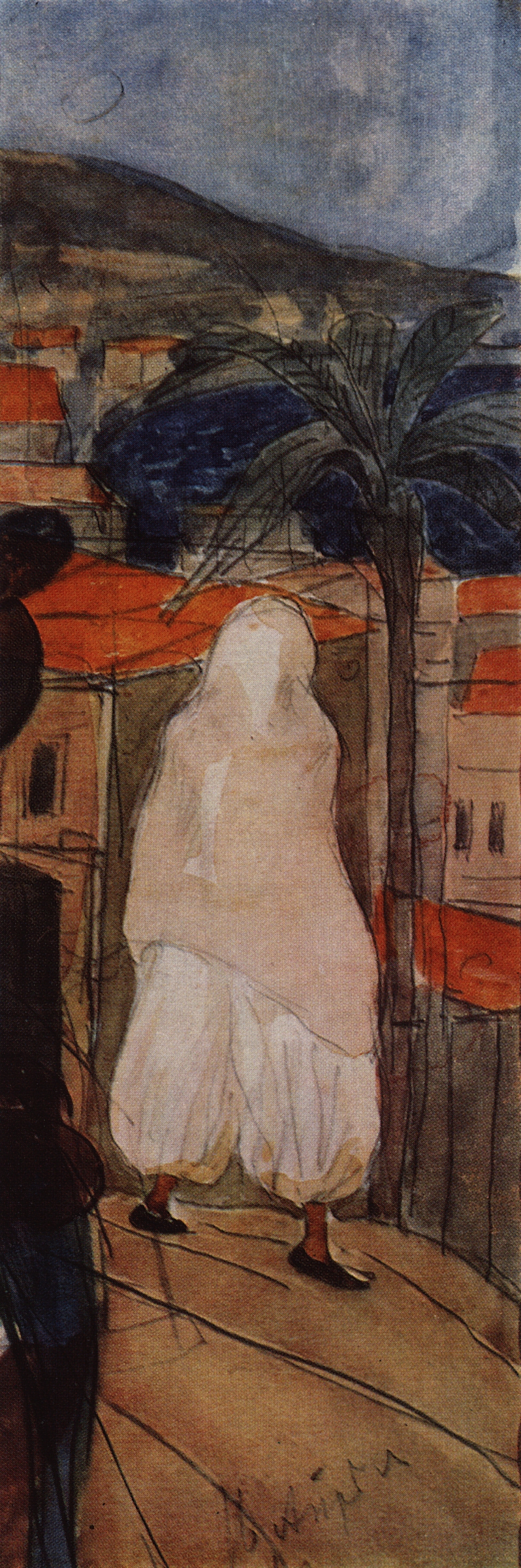 Петров-Водкин. В чадре. Африка. 1907
