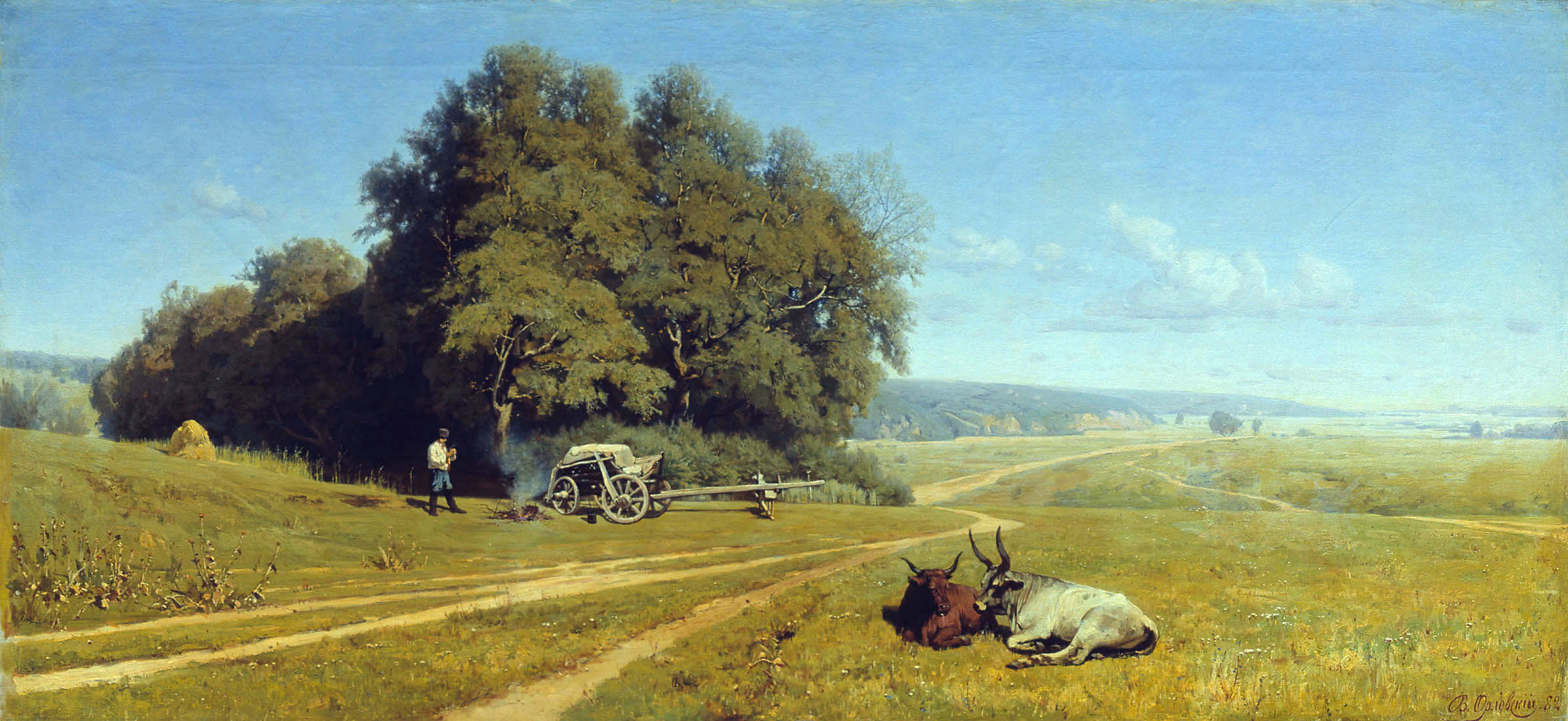 Орловский В.. Пейзаж. 1882