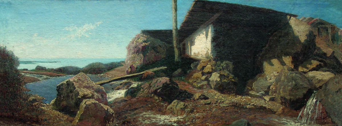 Орловский В.. Дом возле моря. 1871