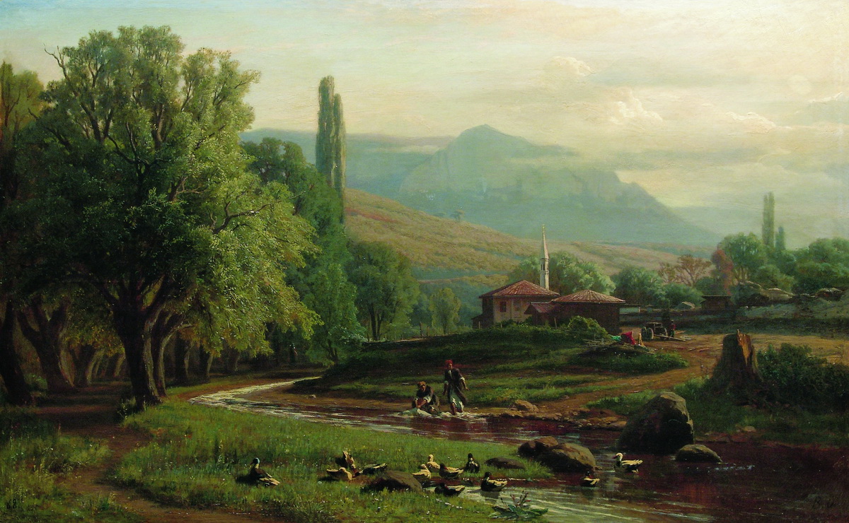 Орловский В.. Крымский летний пейзаж. 1870