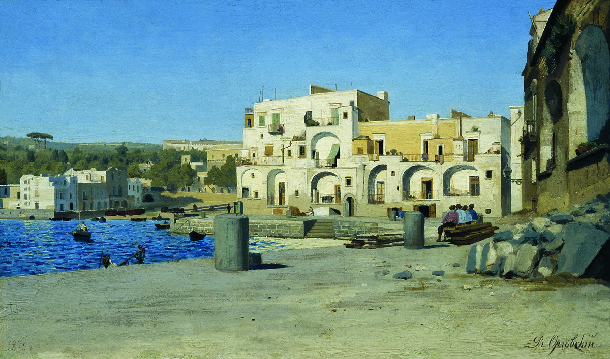 Орловский В.. В Италии. 1876