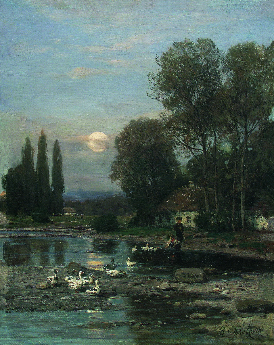 Орловский В.. Украинский пейзаж. 1880-е