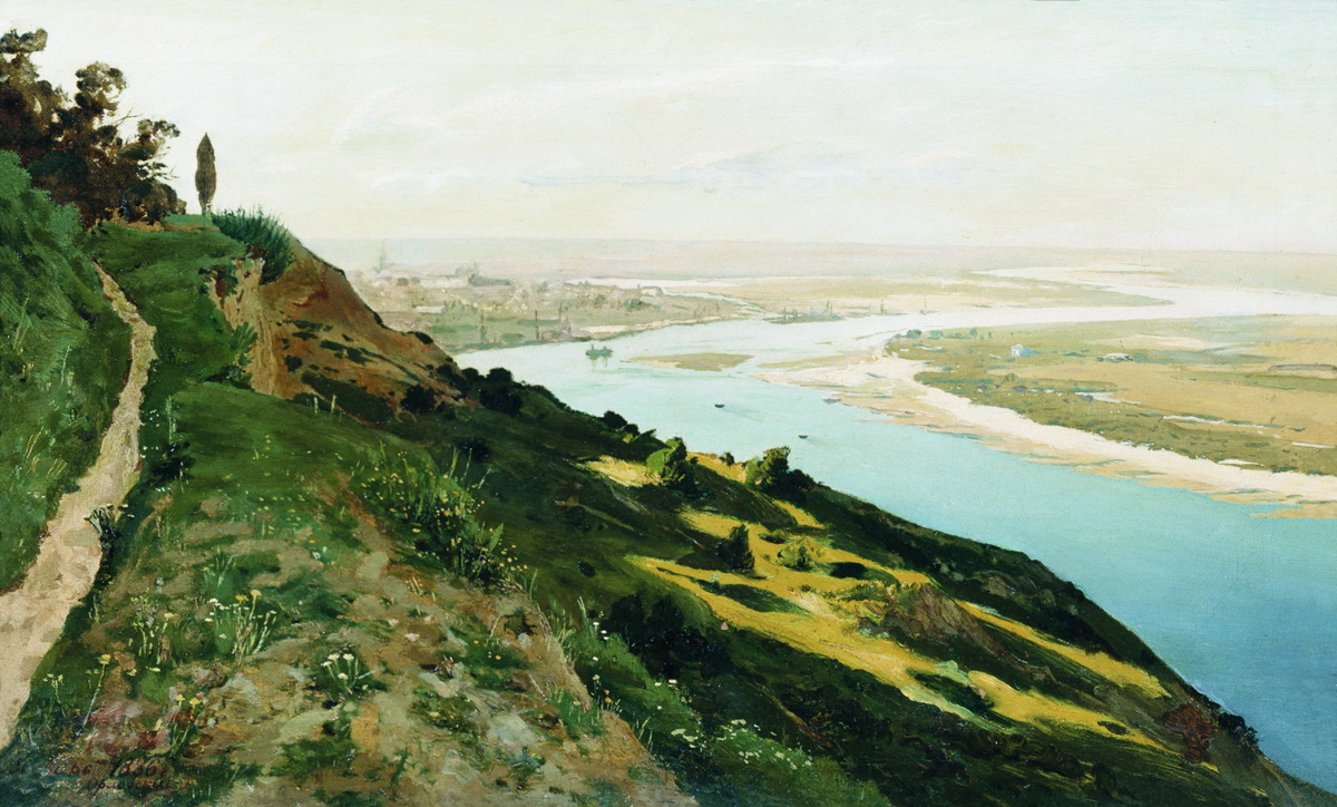 Орловский В.. Окраины Киева. 1886