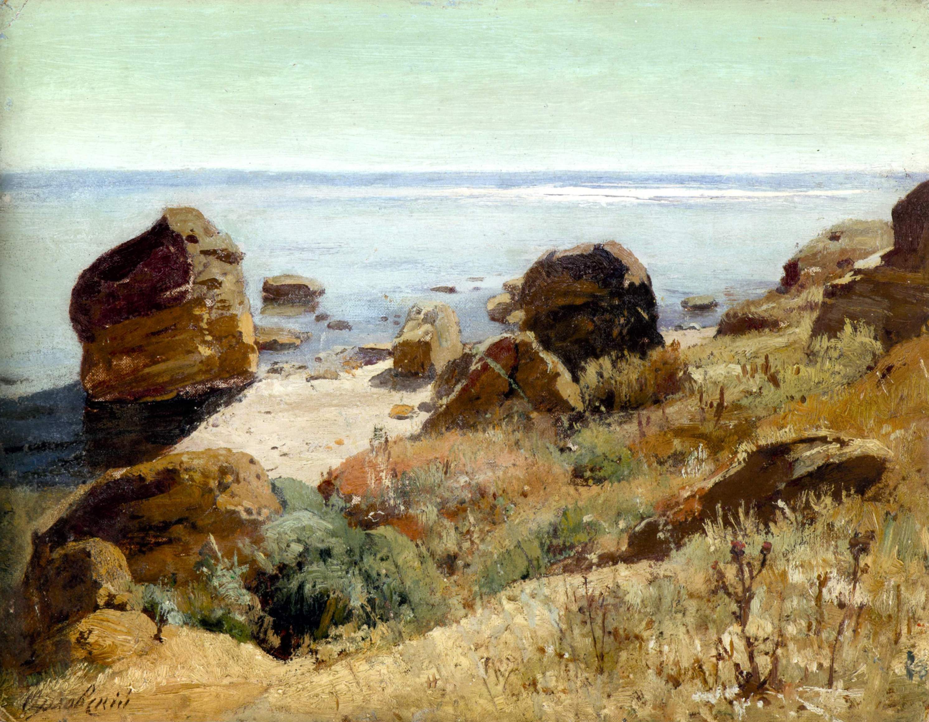 Орловский В.. Берег моря. Последняя четверть XIX в.