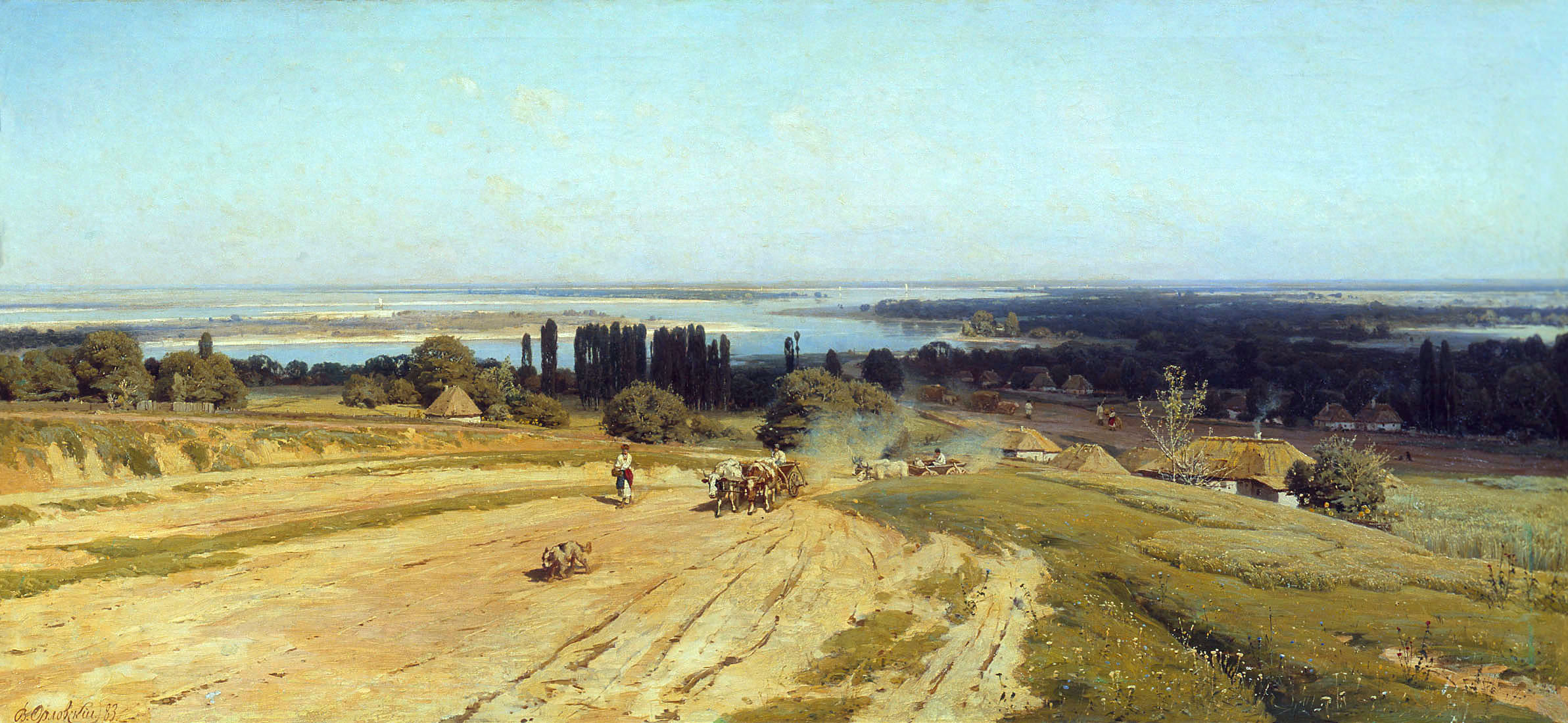 Орловский В.. Вид на Украине. 1883