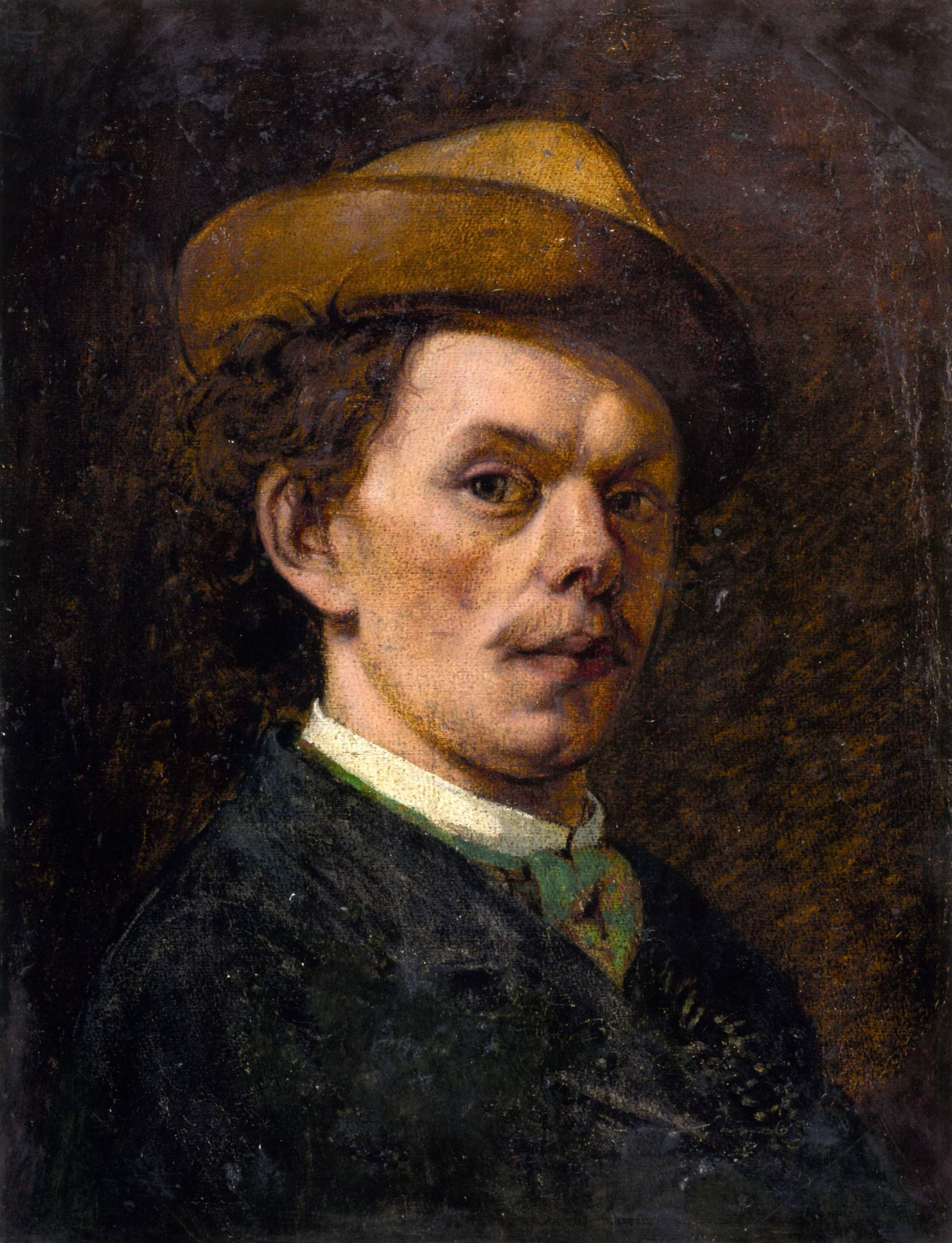 Копыстинский. Автопортрет  . 1871-1872