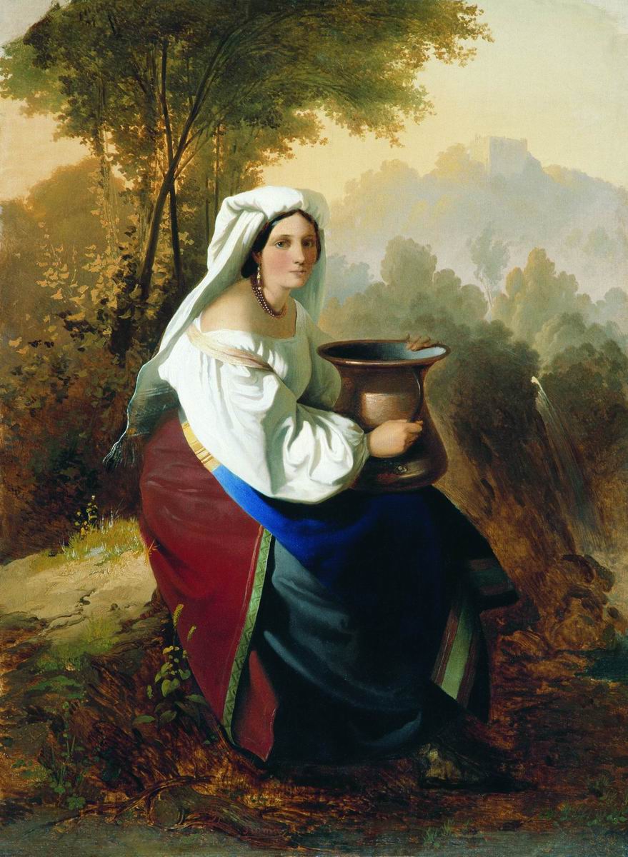 Нефф. Женщина с кувшином. 1855