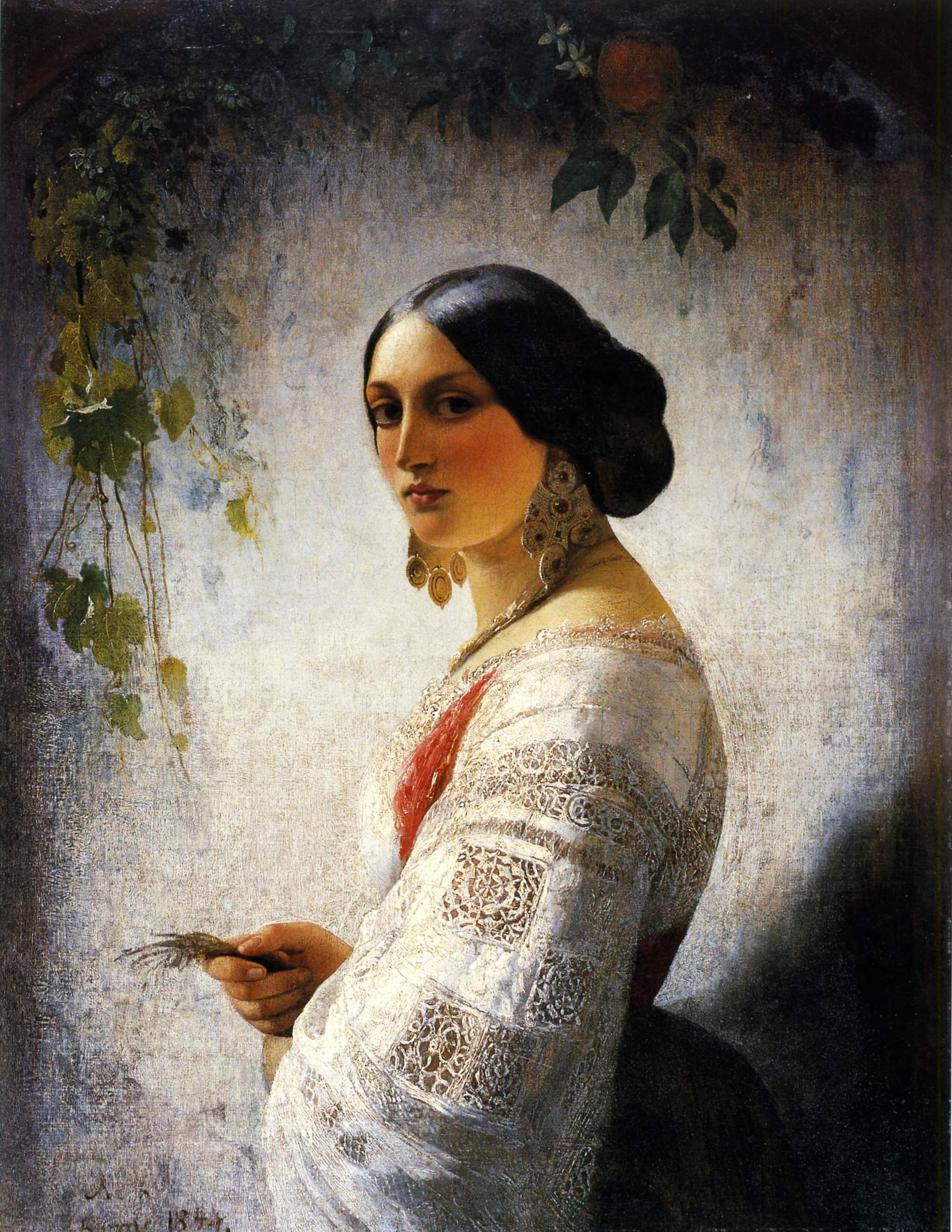 Нефф. Итальянка  . 1844