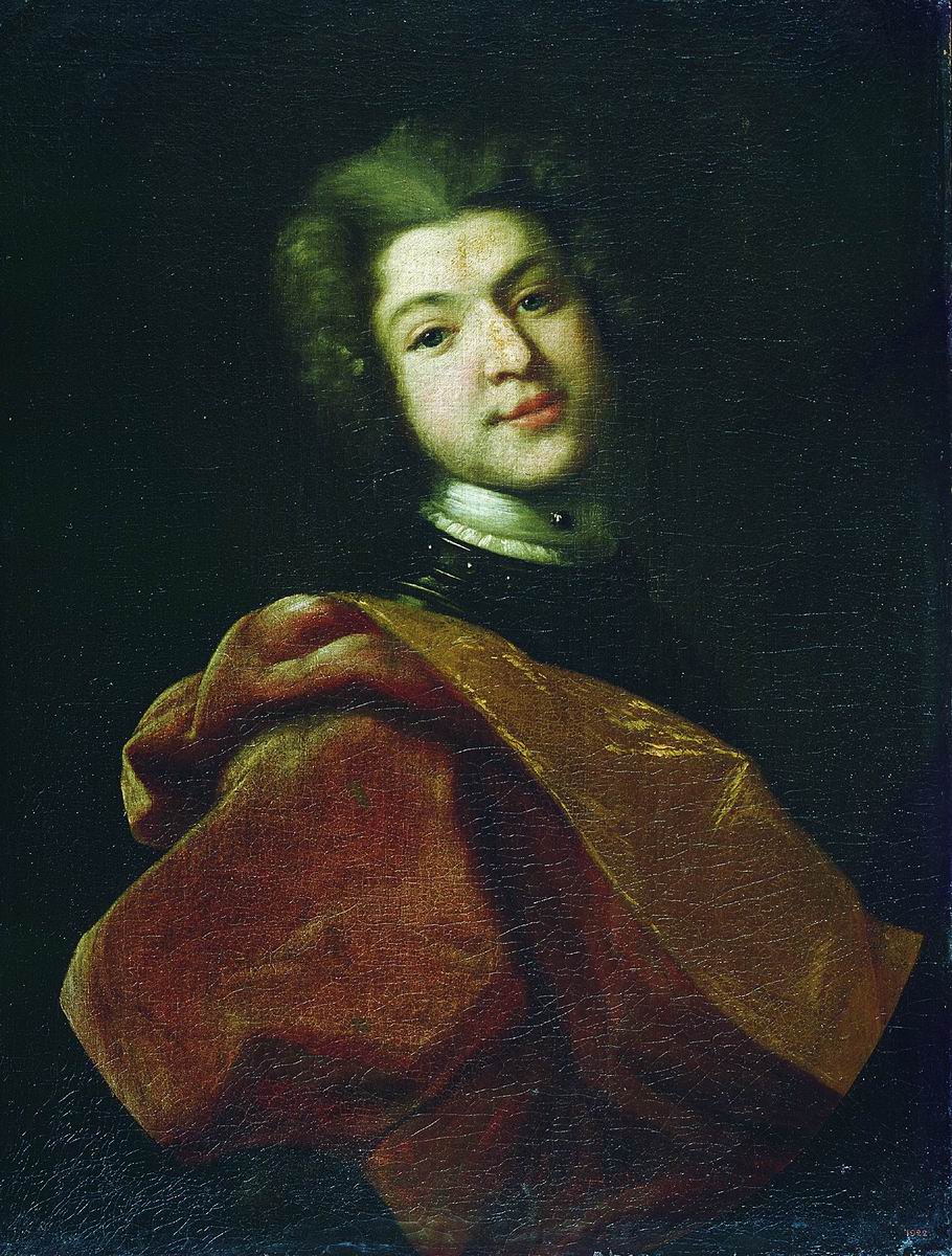 Никитин И.. Портрет барона Сергея Григорьевича Строганова. 1726