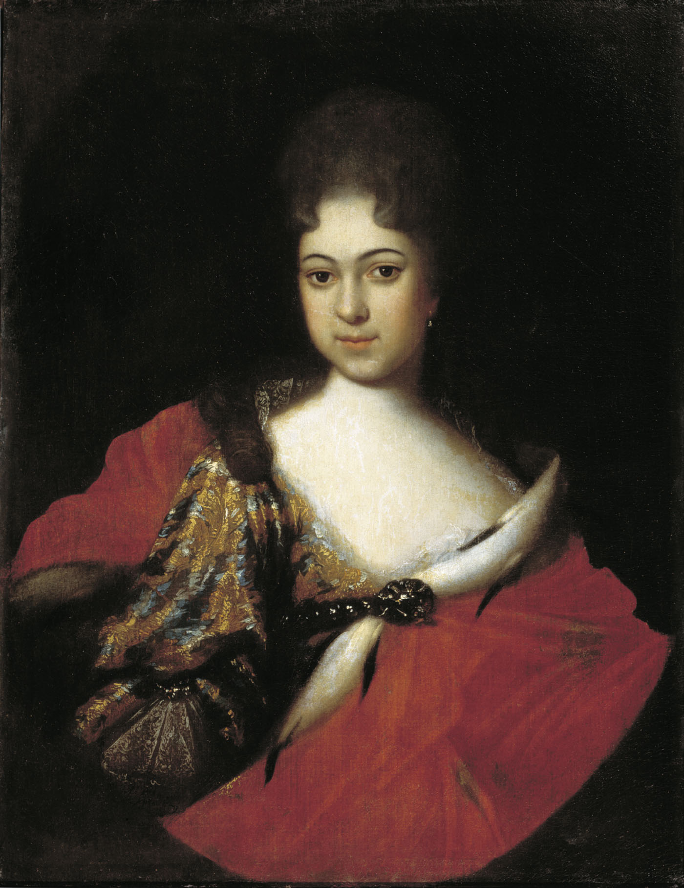Никитин И.. Портрет царевны Прасковьи Ивановны, племянницы Петра I. 1714