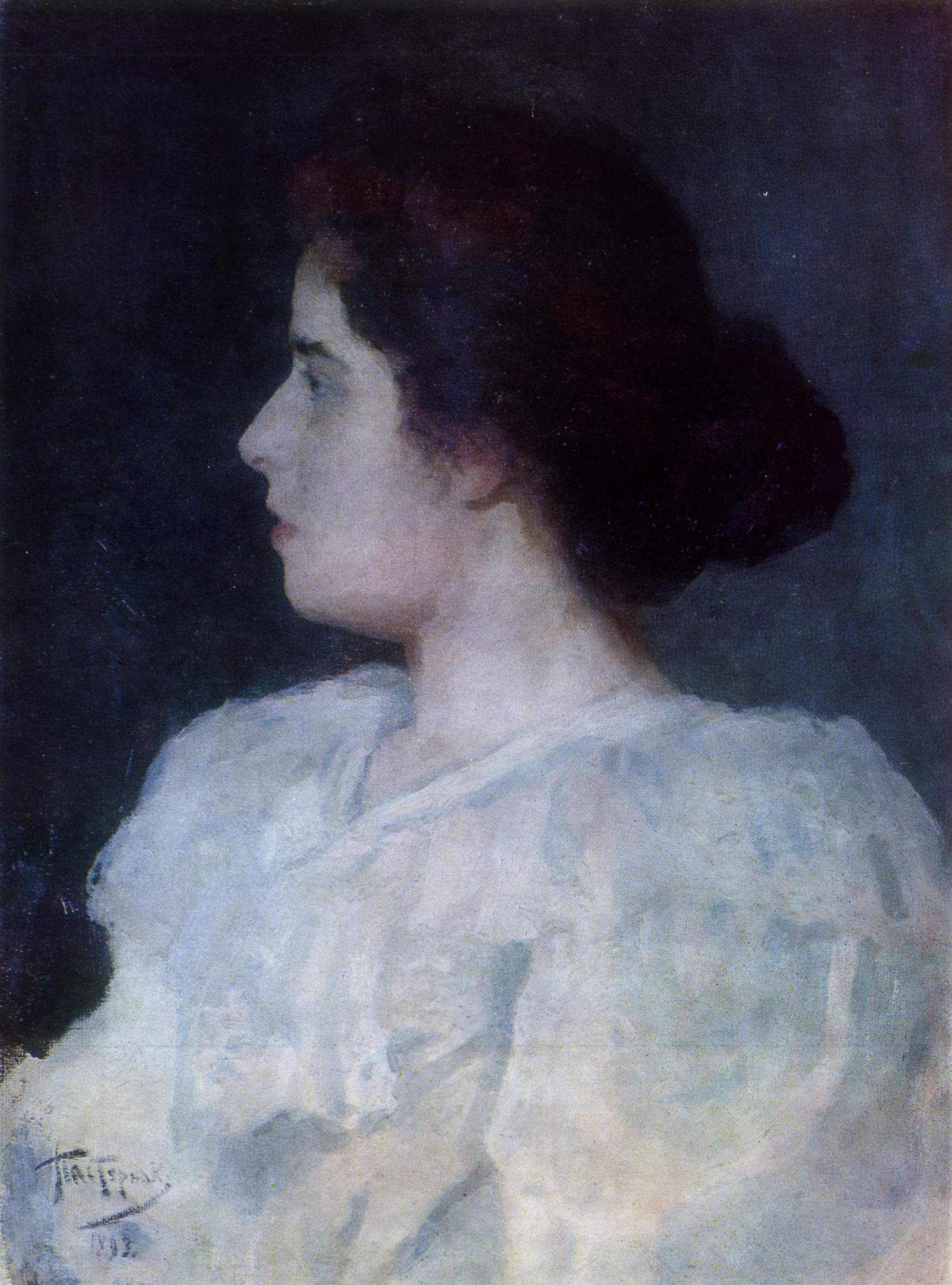 Пастернак. Портрет неизвестной  . 1893
