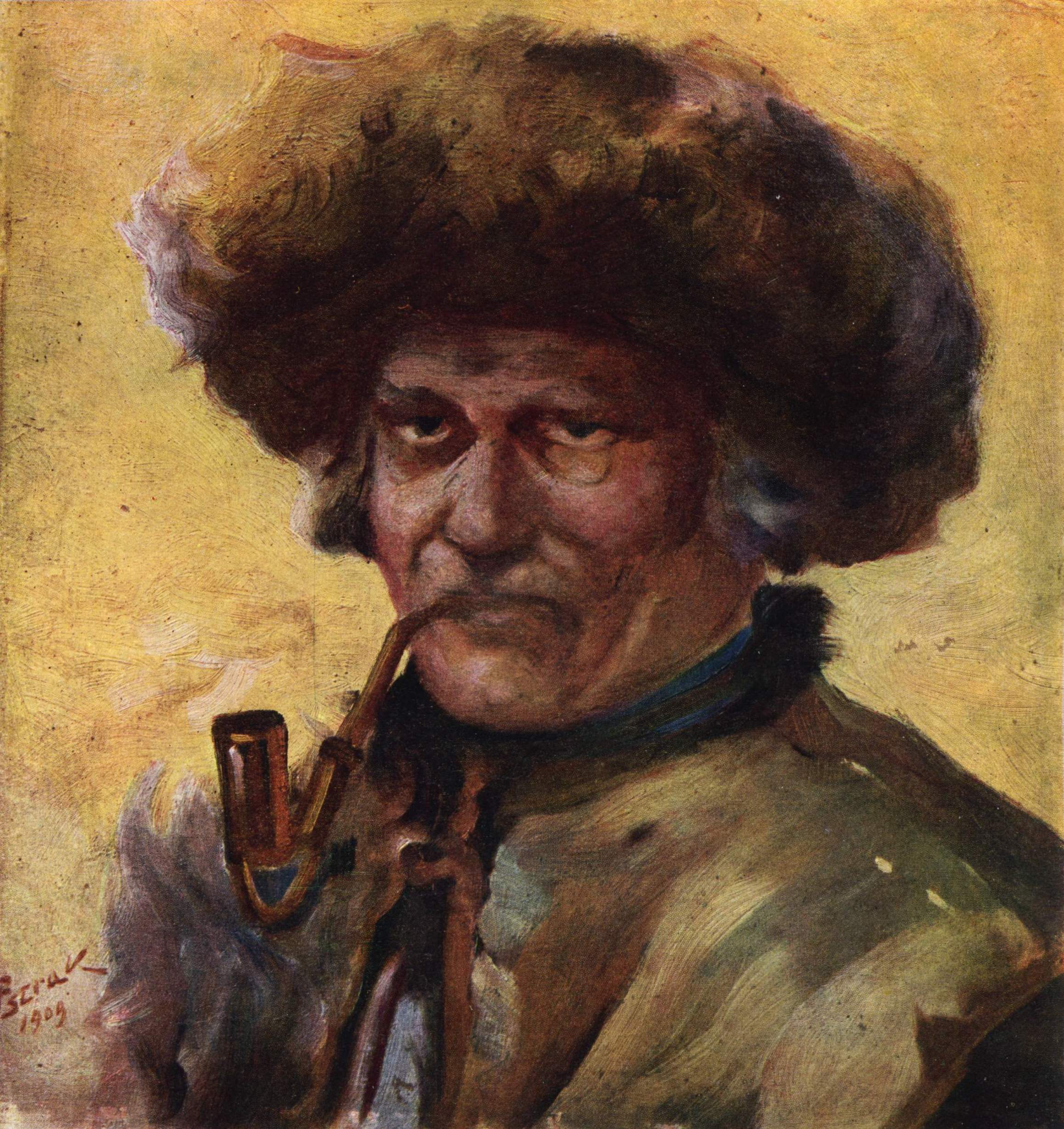 Пстрак. Старый гуцул. 1909 