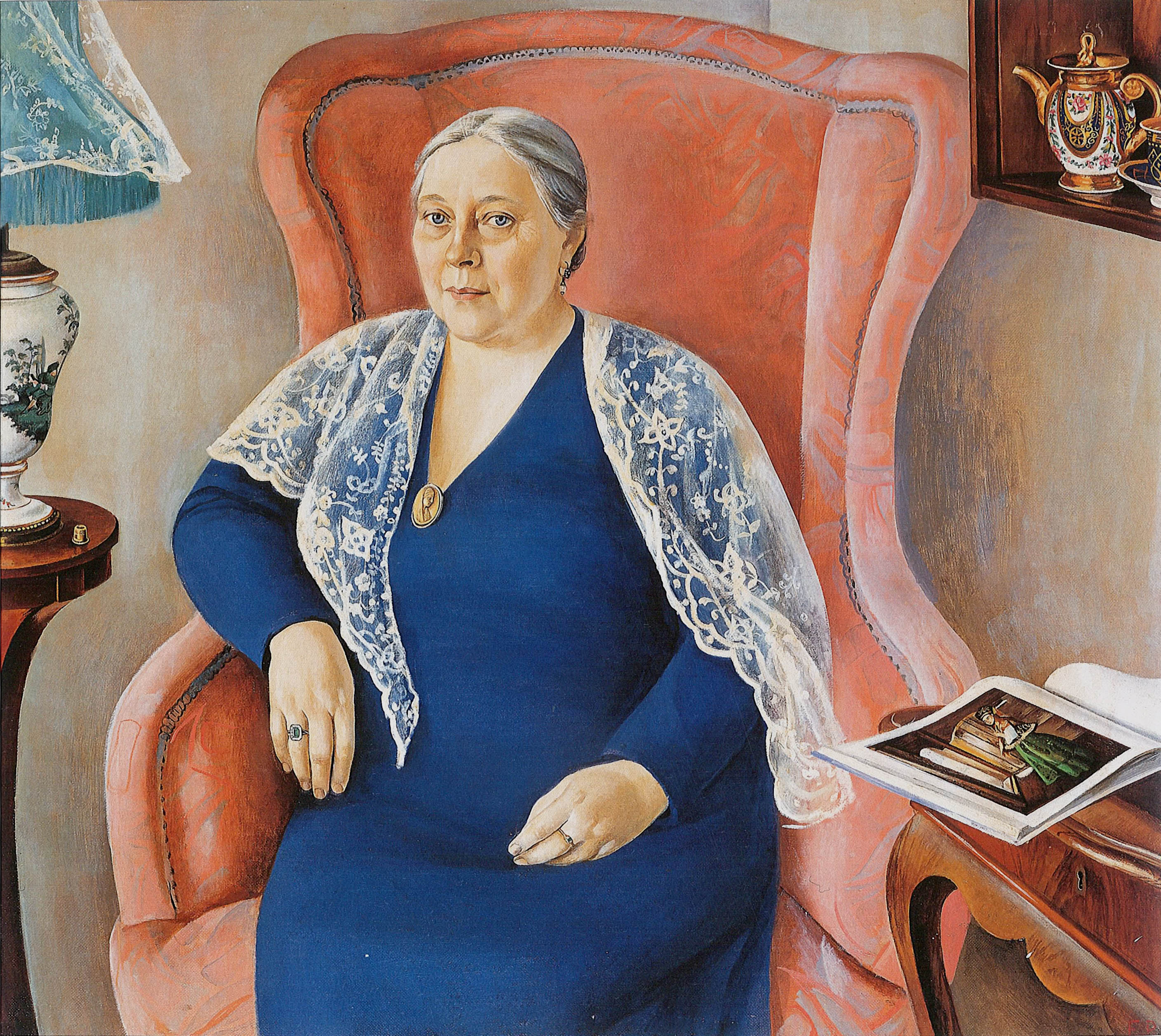 Романова. Портрет М.Н. Мерцаловой. 1976