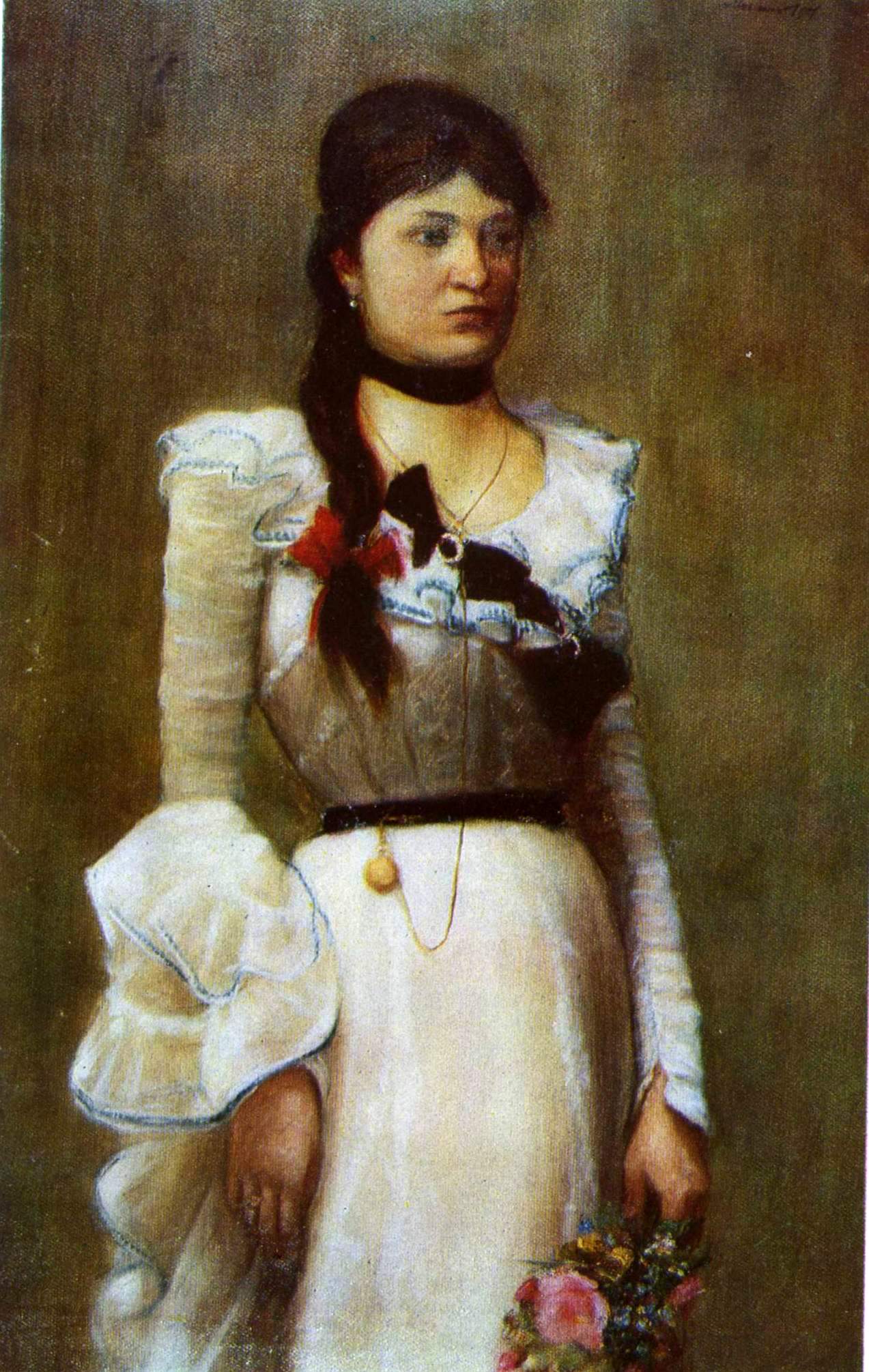 Сосенко. Портрет Лотоцкой. 1901  