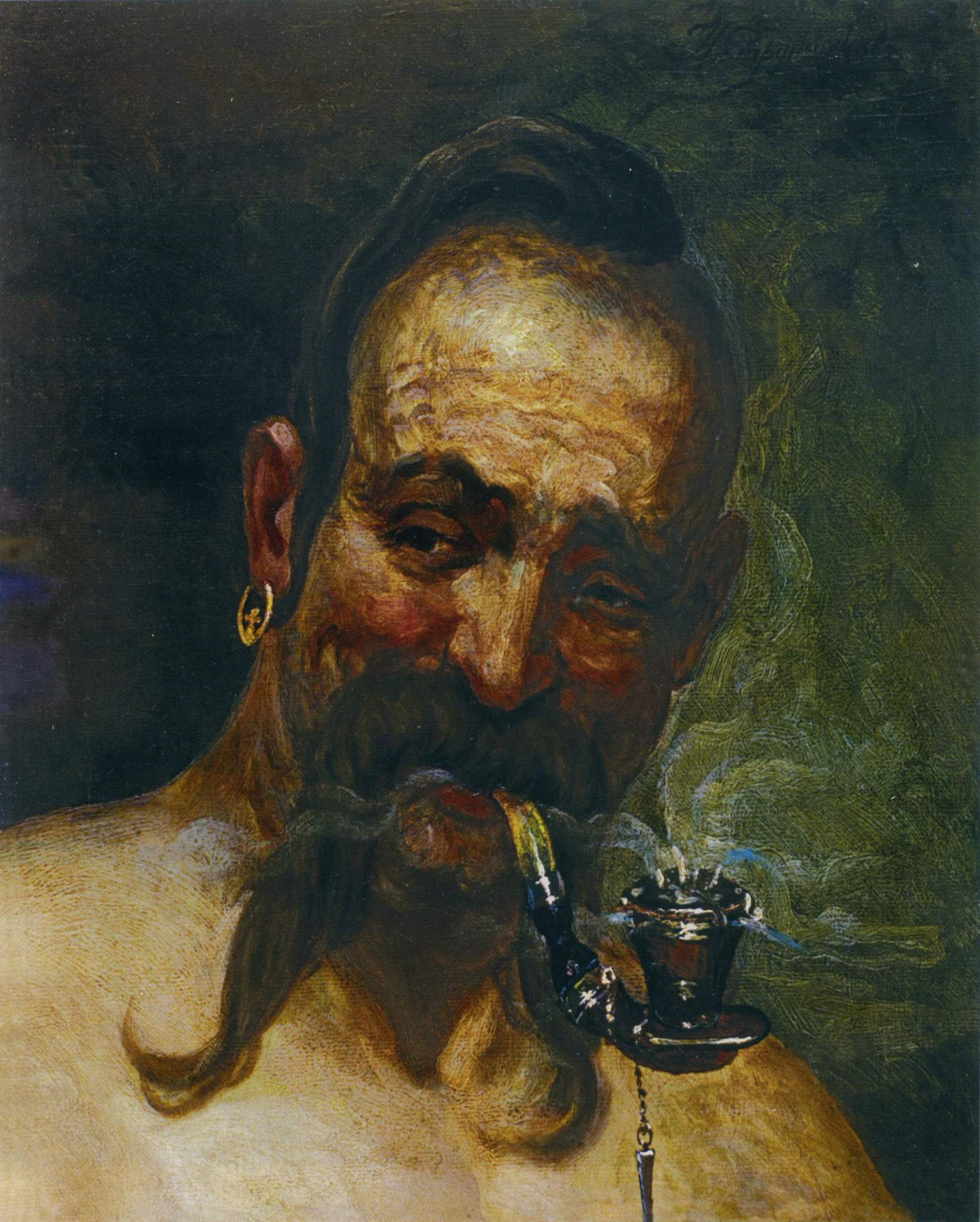 Струнников. Запорожец (Автопортрет). 1917
