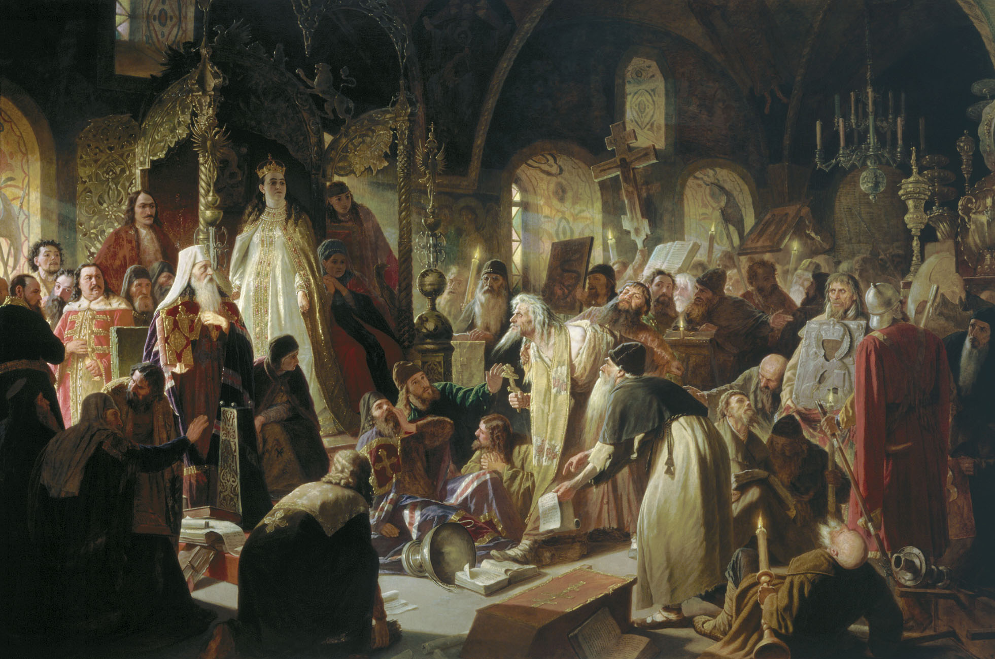 Перов. Спор о вере. 1880-1881