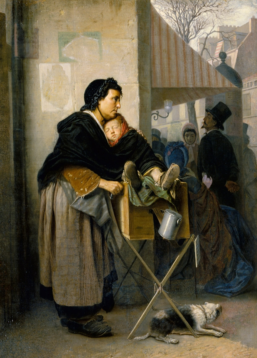 Перов. Парижская шарманщица. 1864