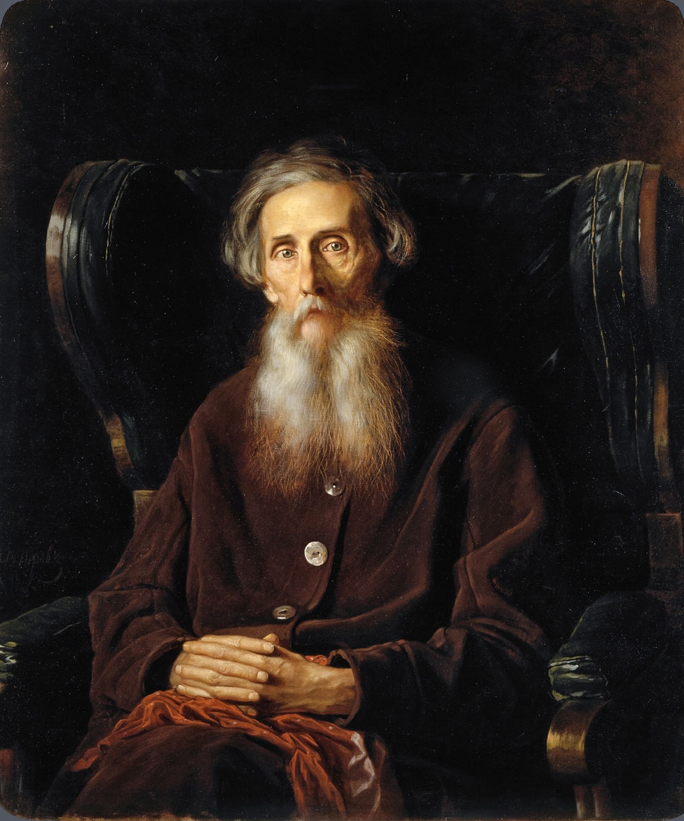 Перов. Портрет писателя Владимира Ивановича Даля. 1872