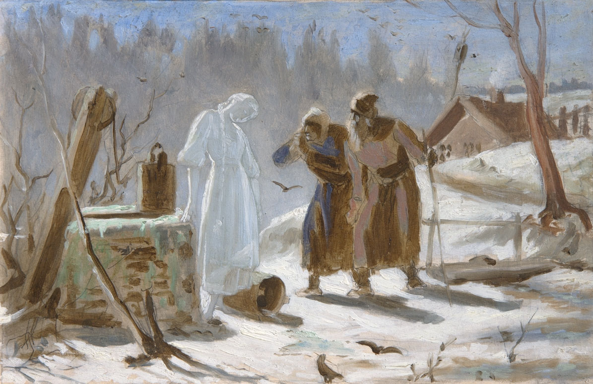Перов. Тающая Снегурочка. 1879