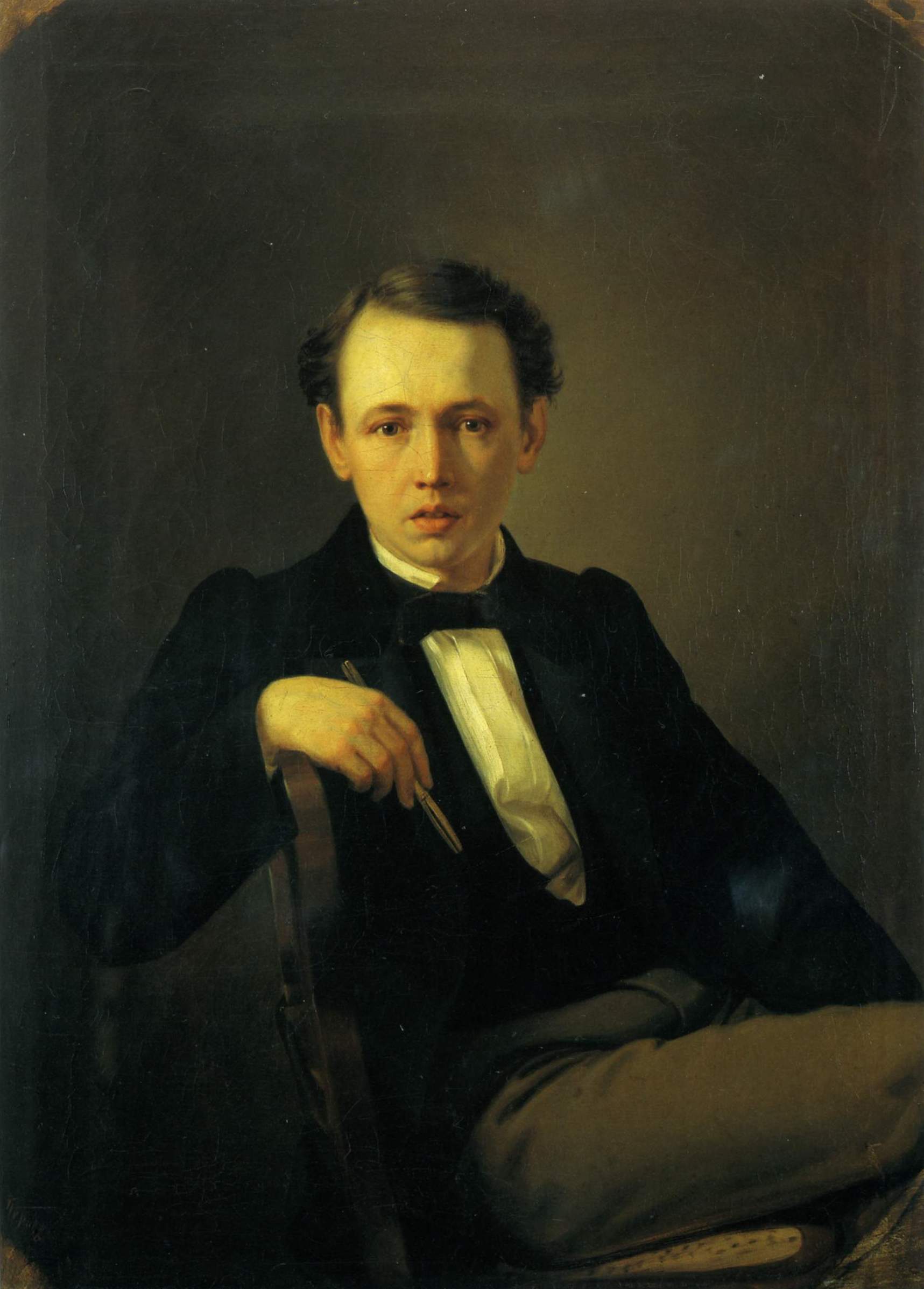 Перов. Автопортрет  . 1851