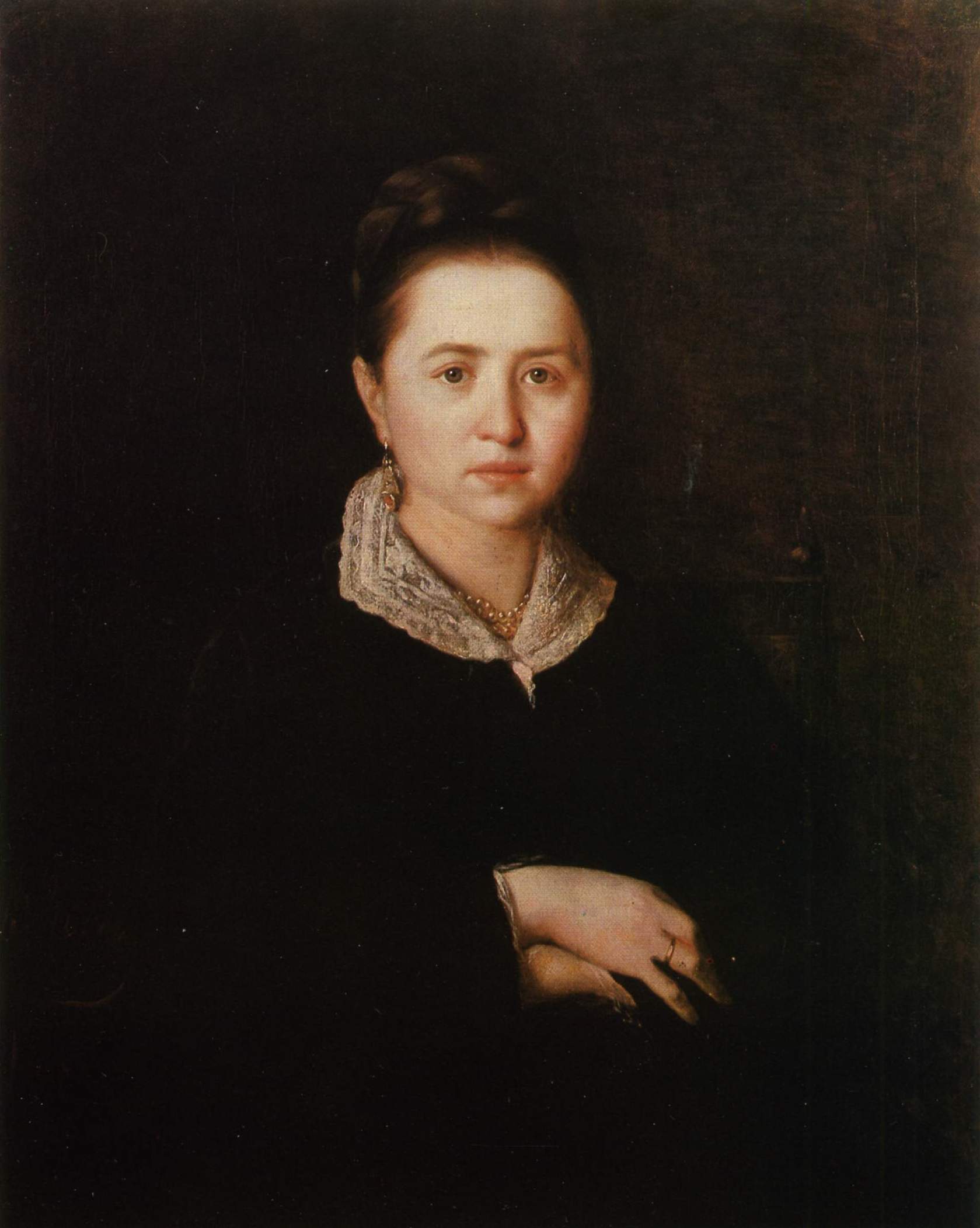 Перов. Портрет неизвестной  . 1875