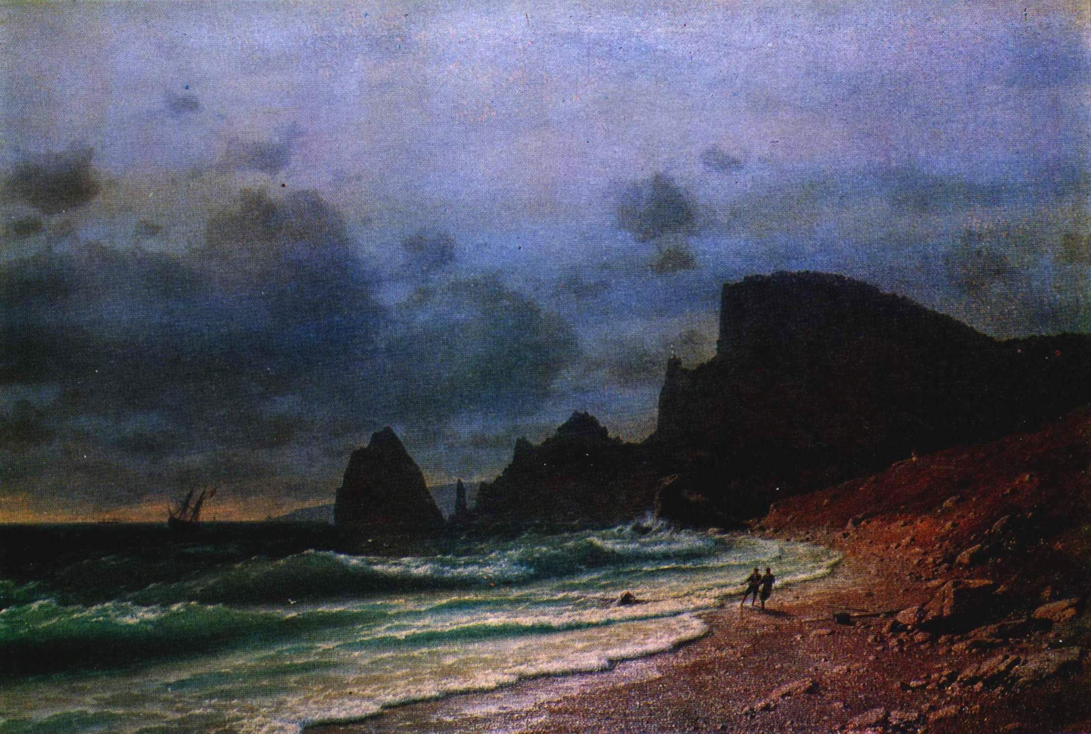 Фесслер. Симеиз. Морской берег. 1884 