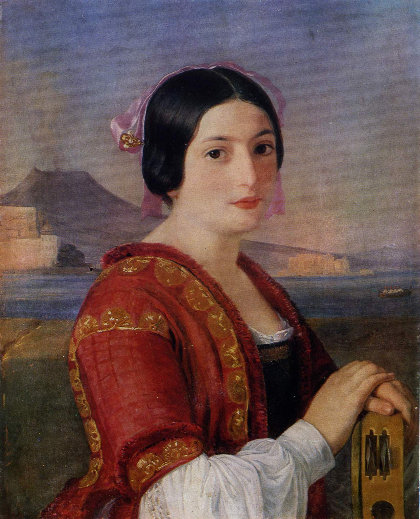 Шаповаленко. Портрет итальянки. 1851