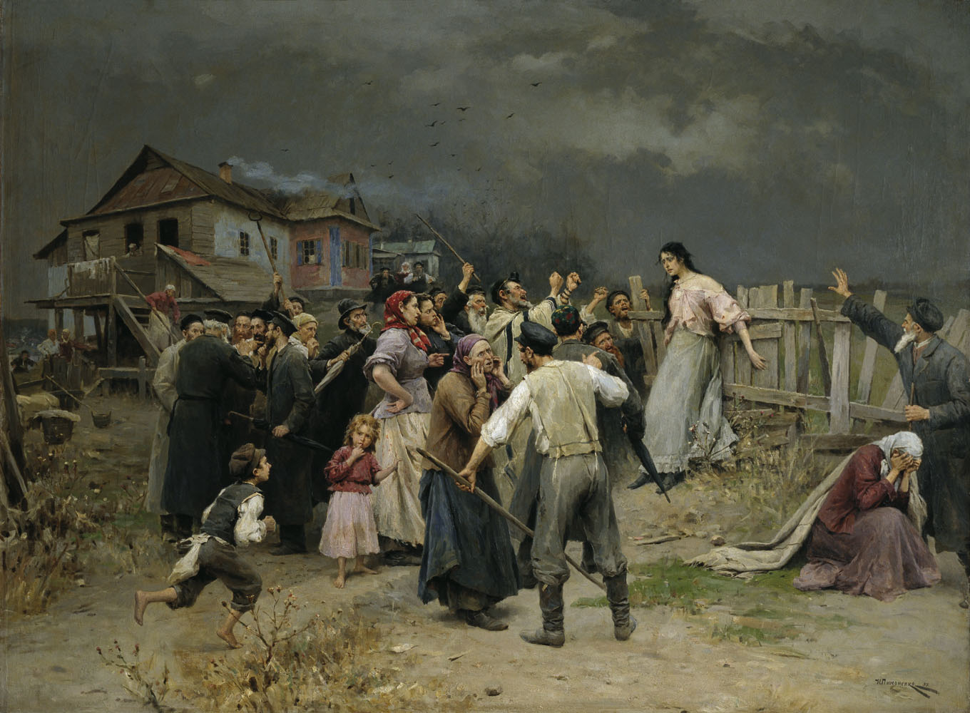 Пимоненко. Жертва фанатизма. 1898