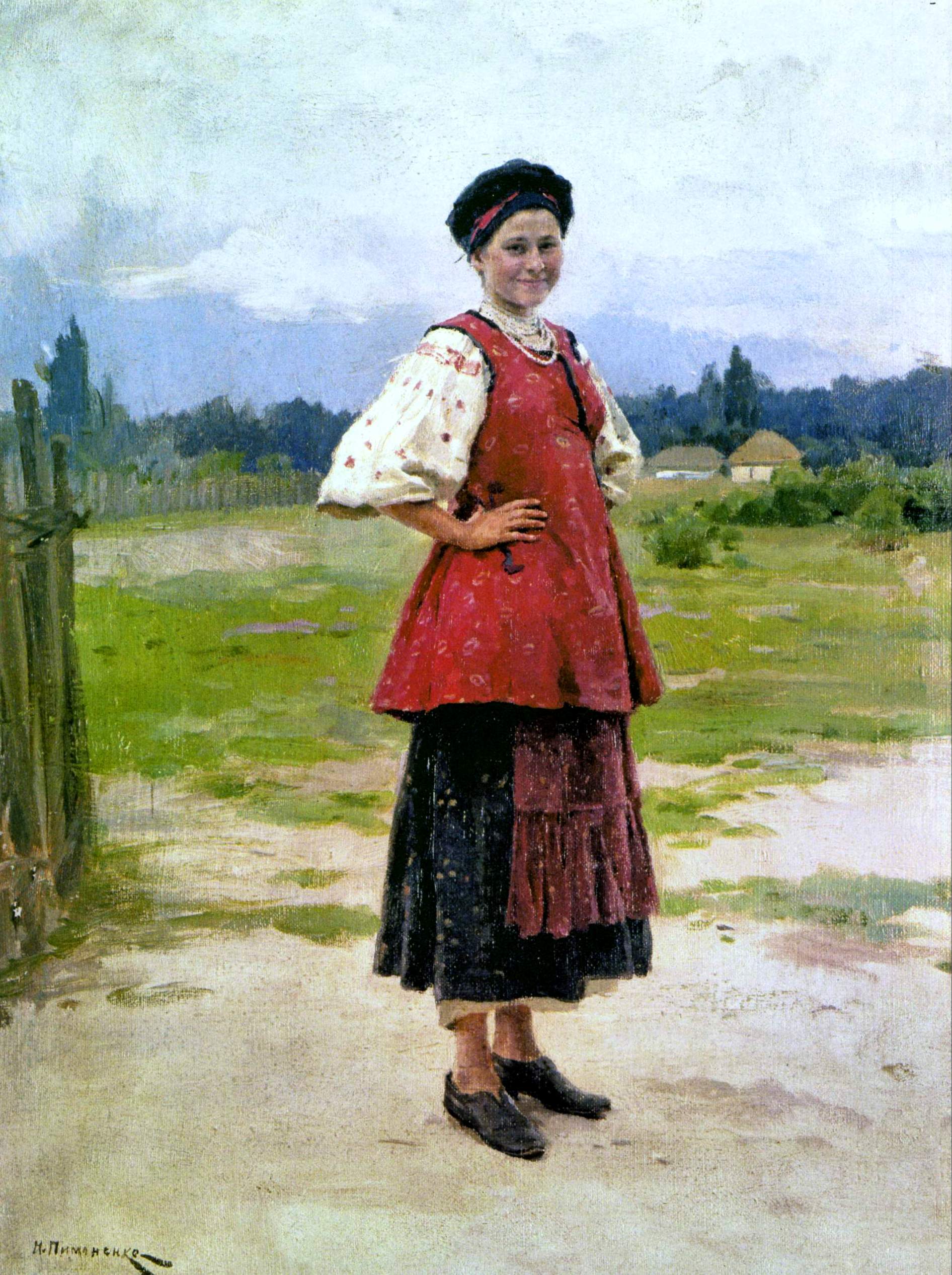 Пимоненко. Молодица . 1890-е