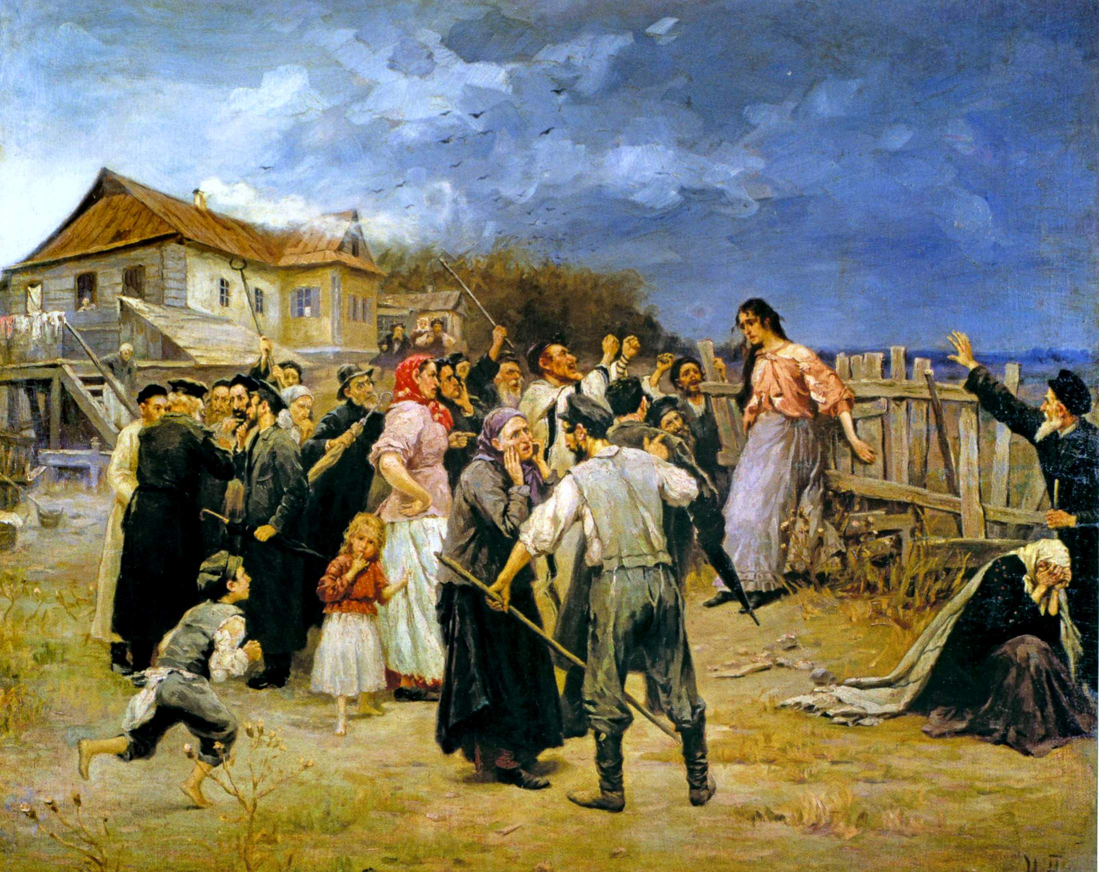 Пимоненко. Жертва фанатизма . 1899